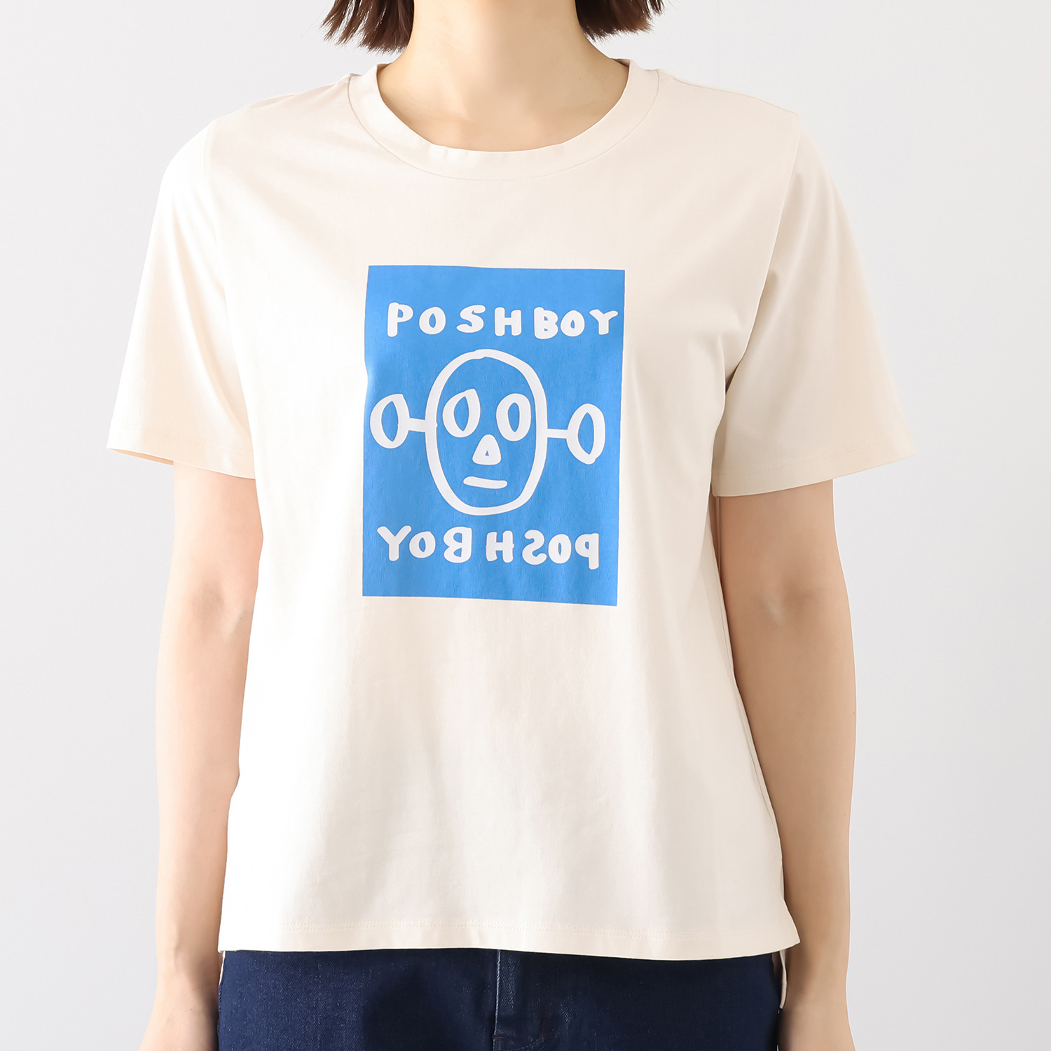 ポッシュボーイ コットン１００％ アートグラフィック プリントプルオーバー