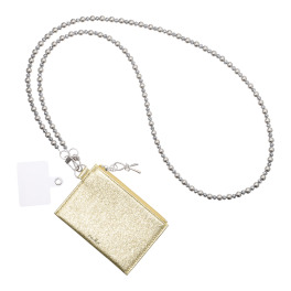 ビジューバイエアリスト キラキラマルチケース付 プリズムビジュウ スマートフォンストラップ