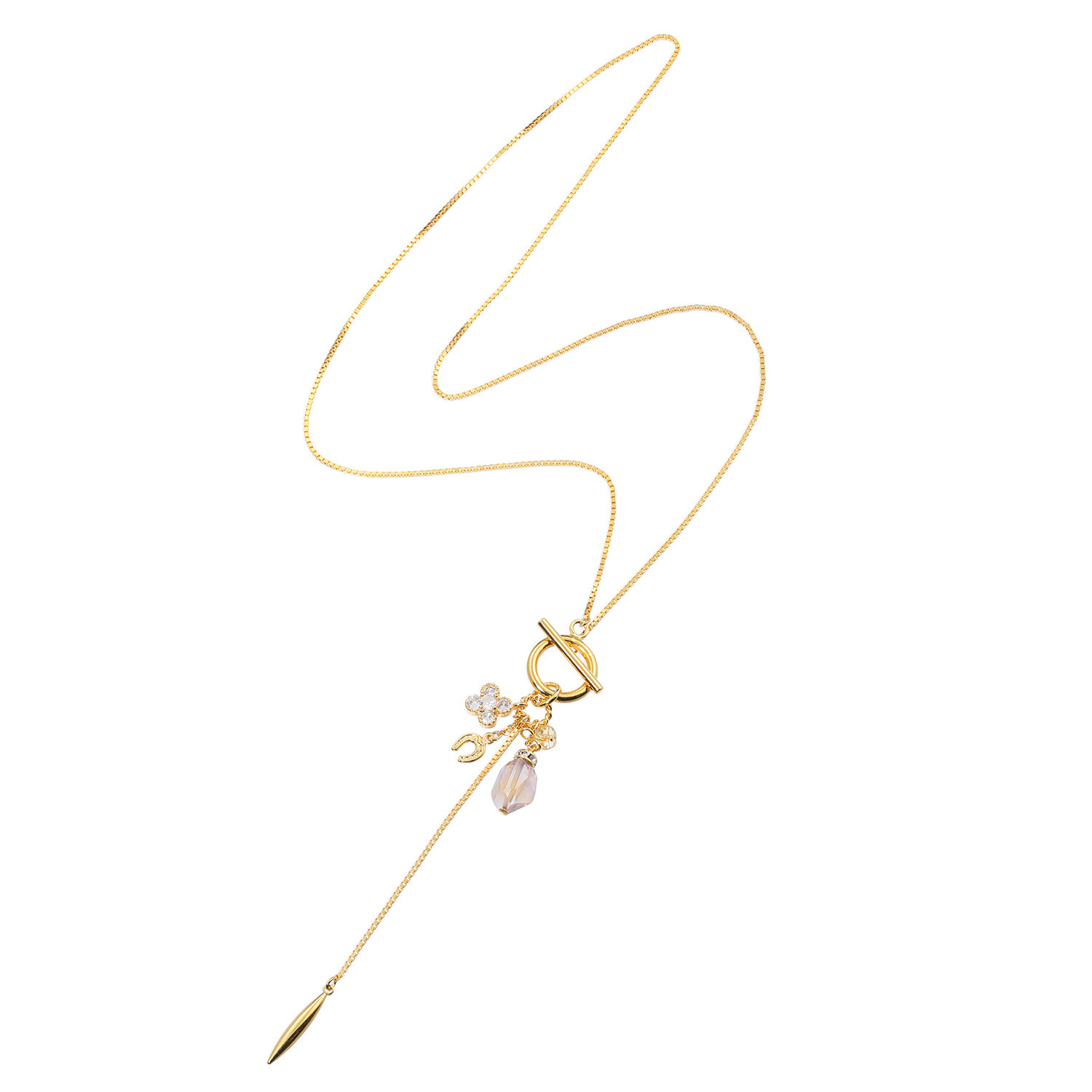 シマ・リリアーナ ジェムストーン Ｙ字ネックレス