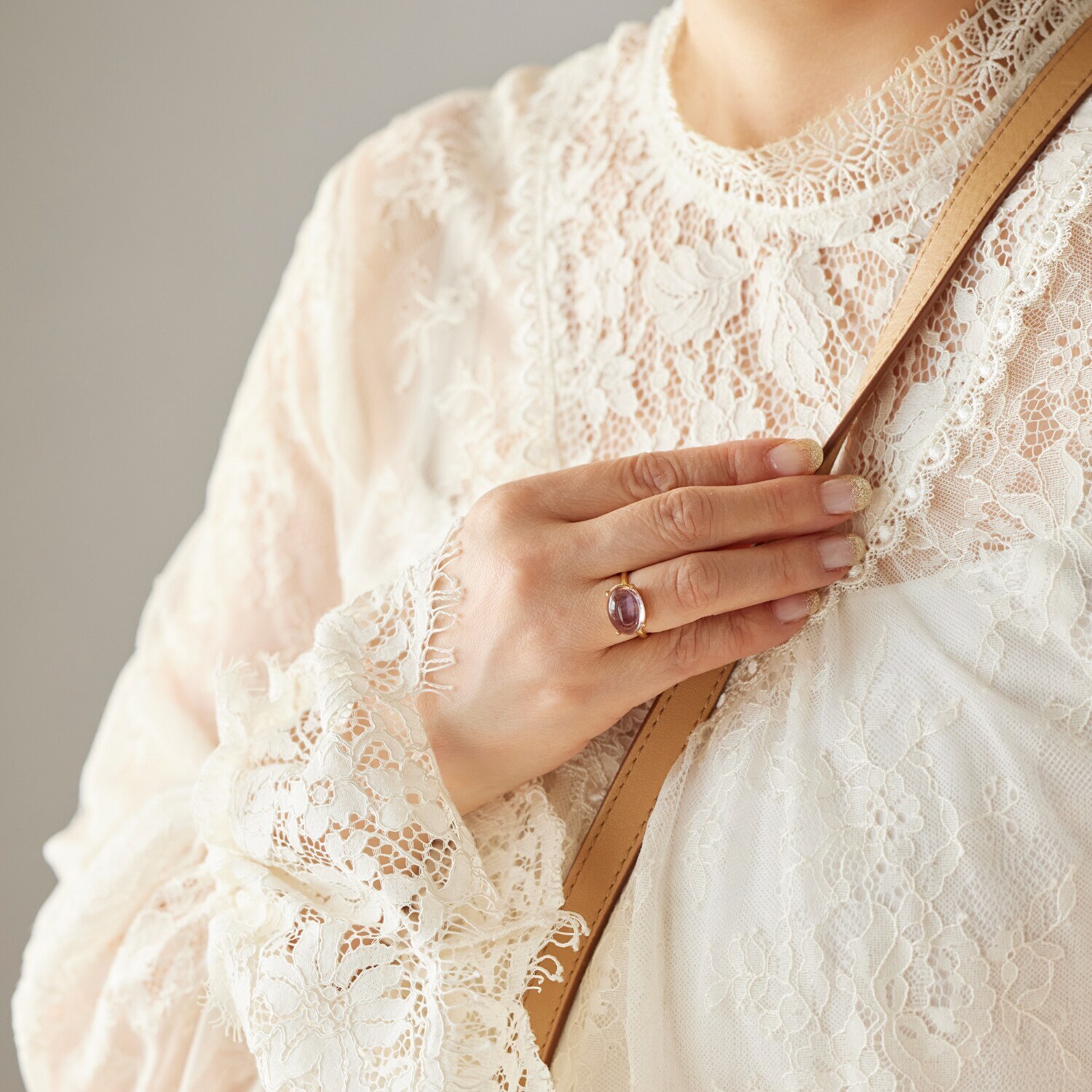 シマ・リリアーナ ジェムストーン オーバルカボション リング