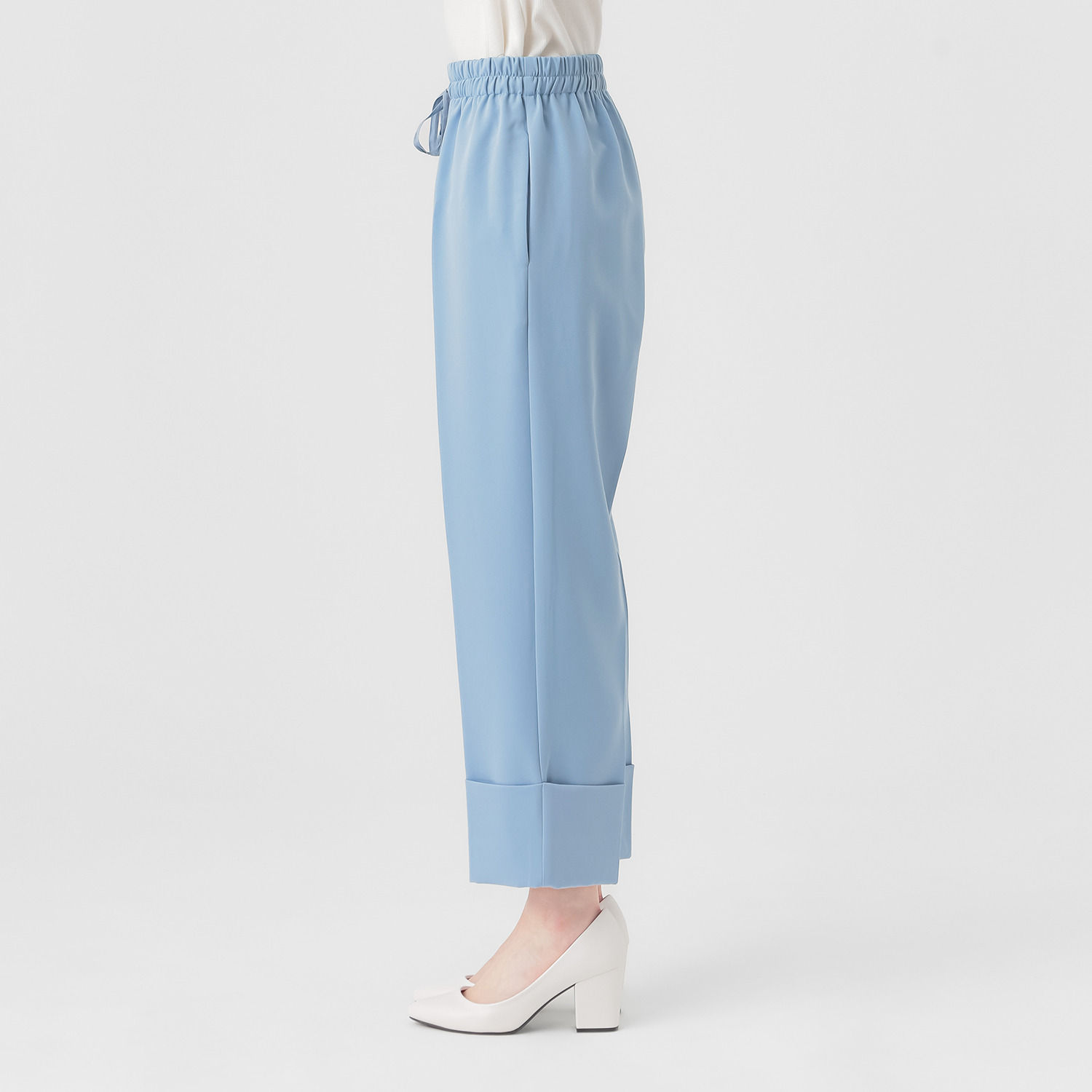 エピデミーク ロールアップ テーパードパンツ