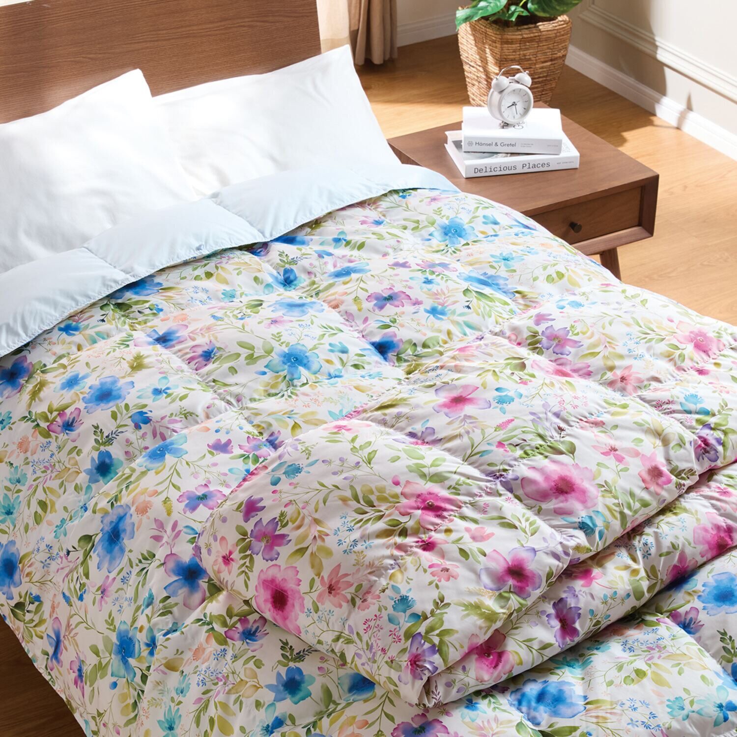 ｎｉｓｈｉｋａｗａ ポーランド産ダウン 防ダニ・抗菌・洗える ふわふわダウンケット ＜ダブル＞