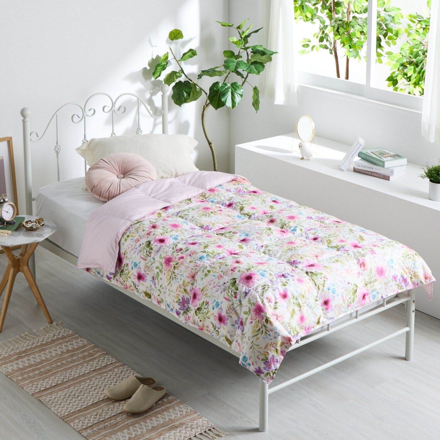 ｎｉｓｈｉｋａｗａ ポーランド産ダウン 防ダニ・抗菌・洗える ふわふわダウンケット ＜クイーン＞