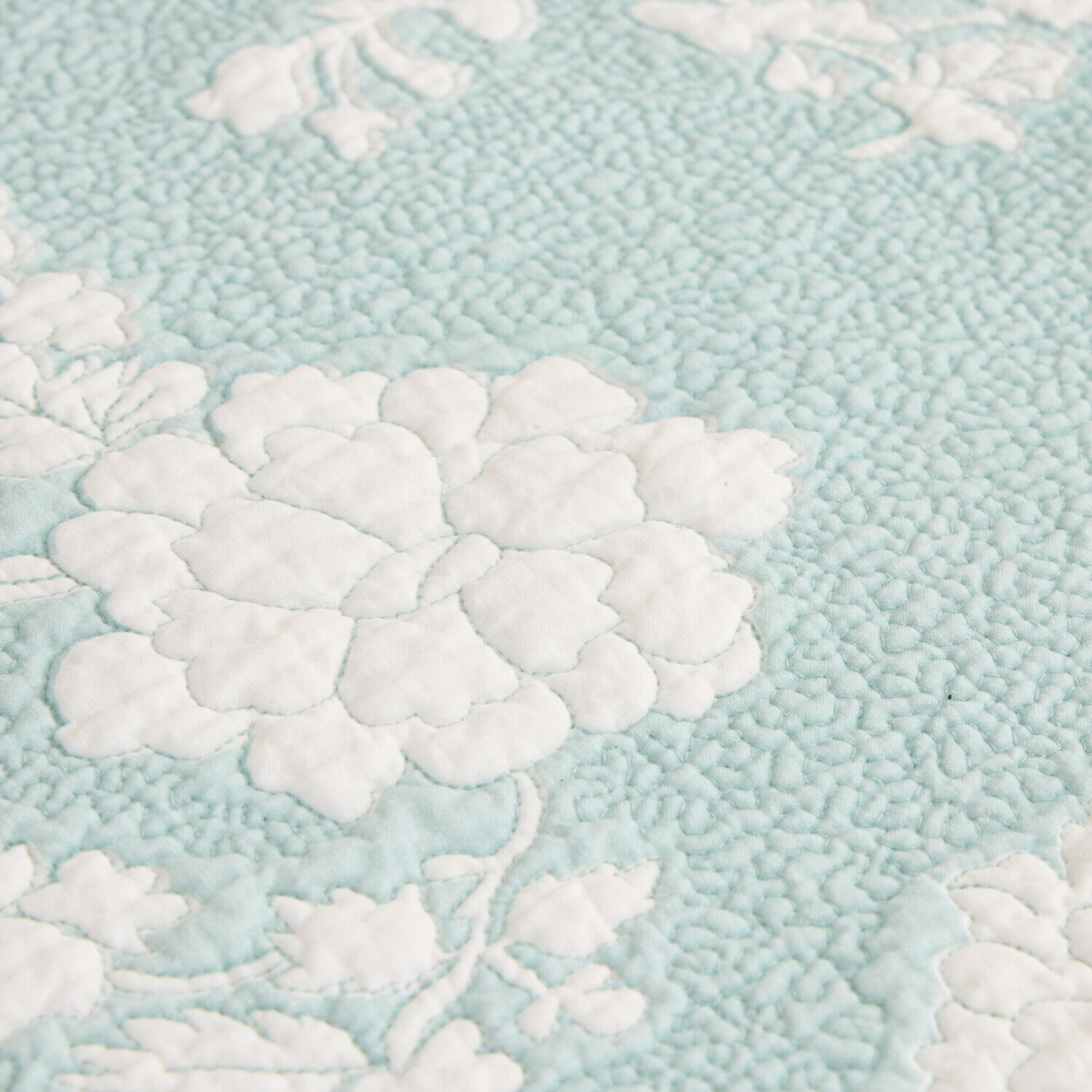 ラ・コトンメルル 綿が気持ちいい マスカットスカラップ キルトロングマット ＜５０×１８０ｃｍ＞