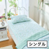 ｎｉｓｈｉｋａｗａ オンザガーゼ コットン ポコポコ敷きパッド 抗菌シート入り ＜シングル＞