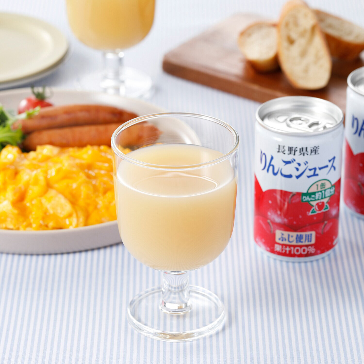 ふじ限定！ 信州産１００％ストレート りんごジュース ＜６０缶セット＞