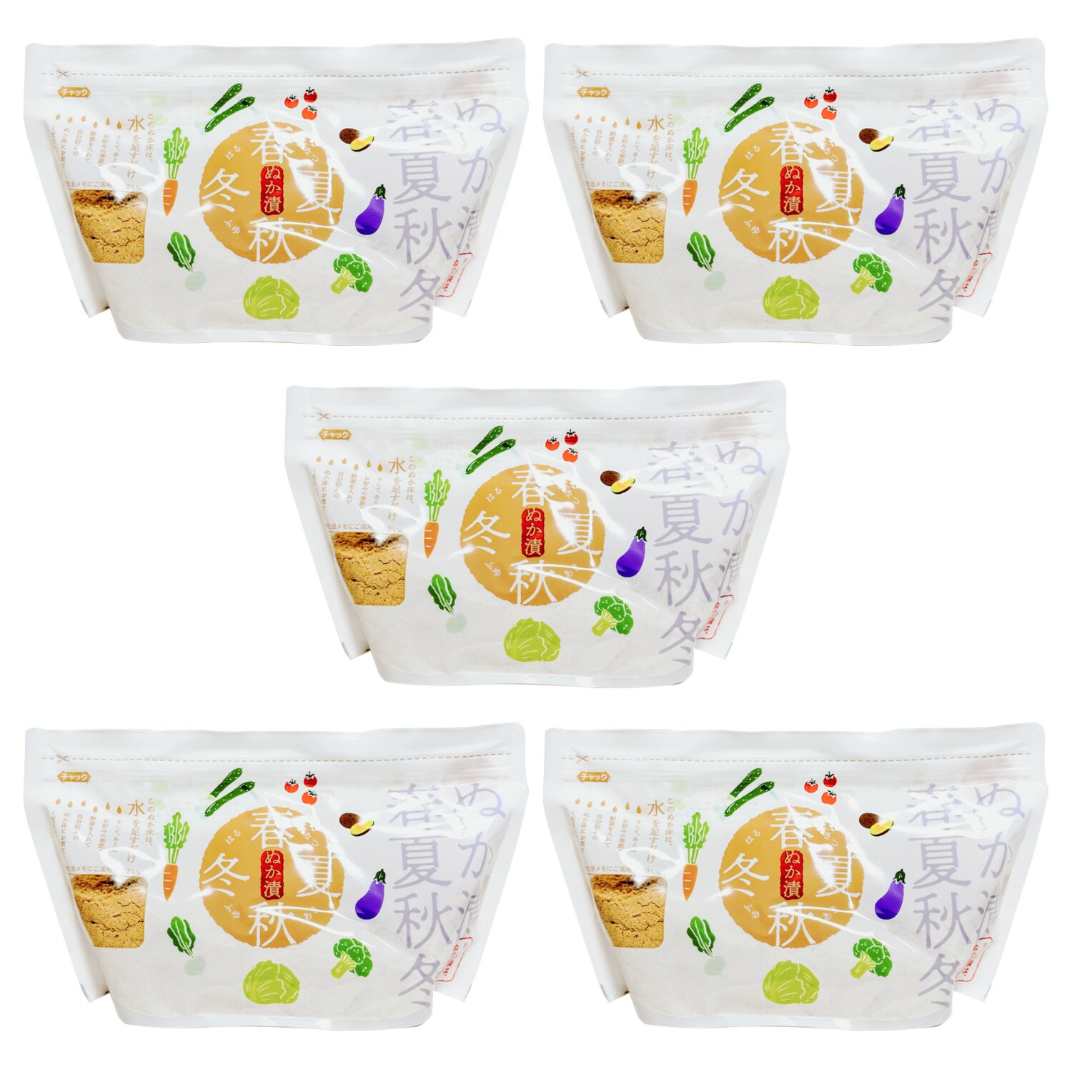 発酵がきめて！ かんたんぬか床