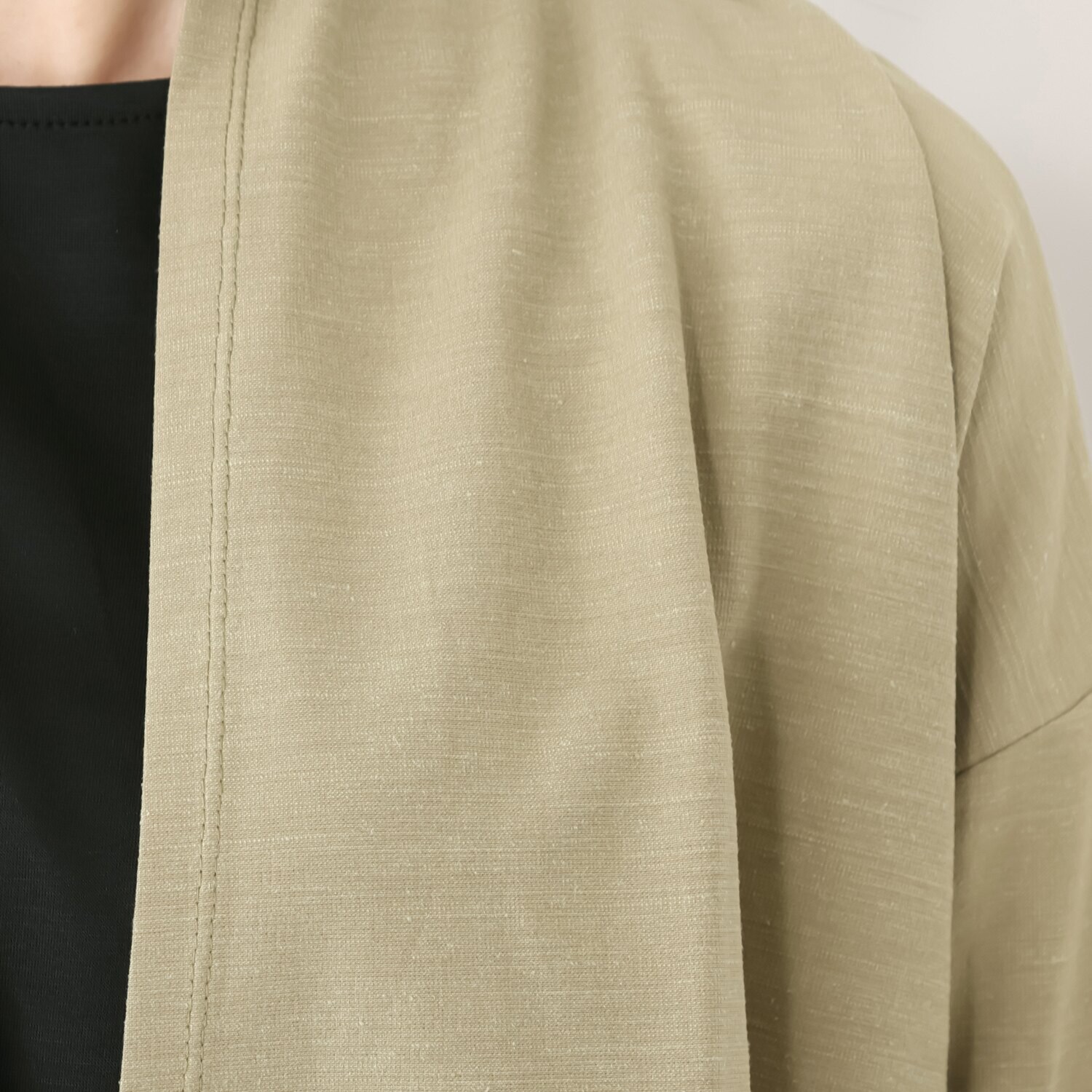 ココンライフ　ドゥ ＵＶカット・接触冷感・ 近赤外線カット ヘンプ混縦編 イレギュラーヘム カーディガン