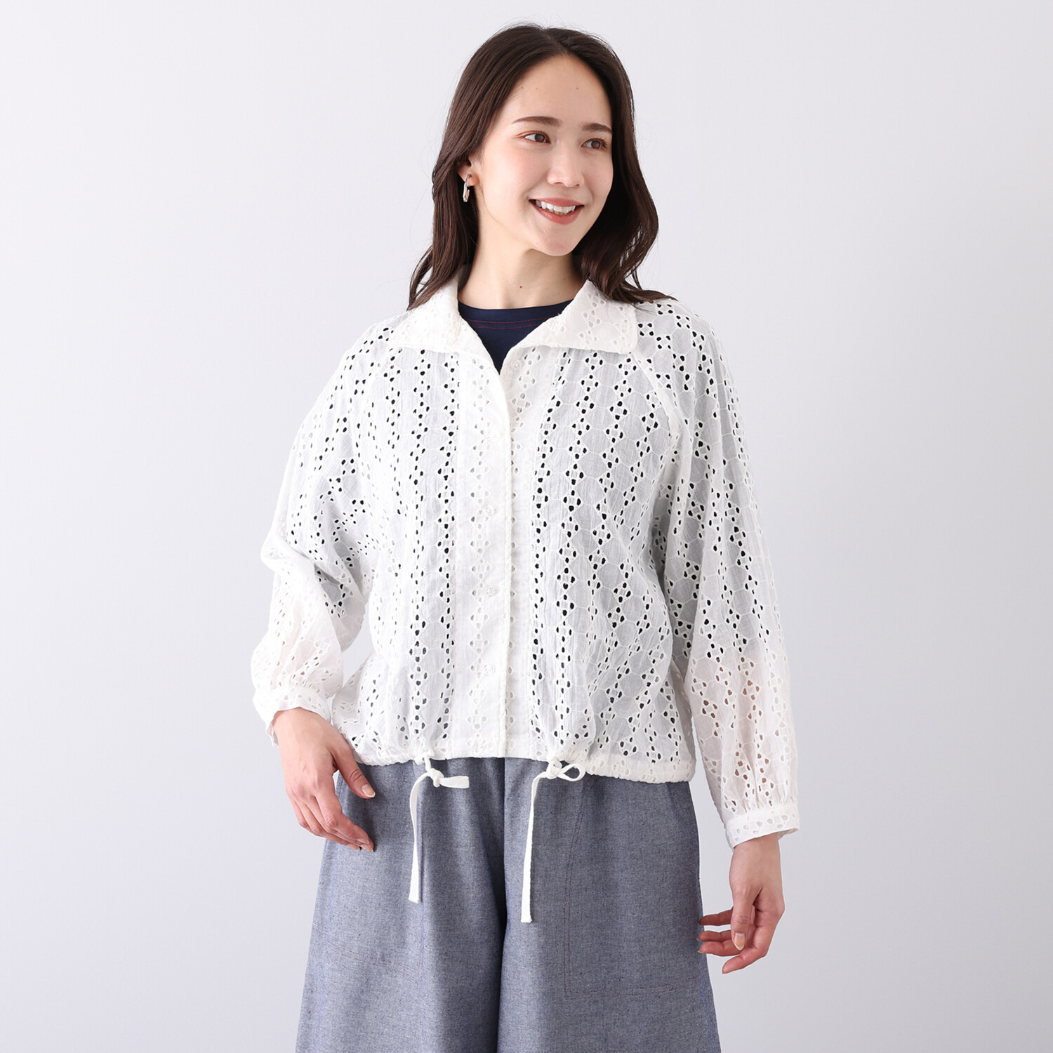 ハヤマ　ブリーズ レース加工ジャケット