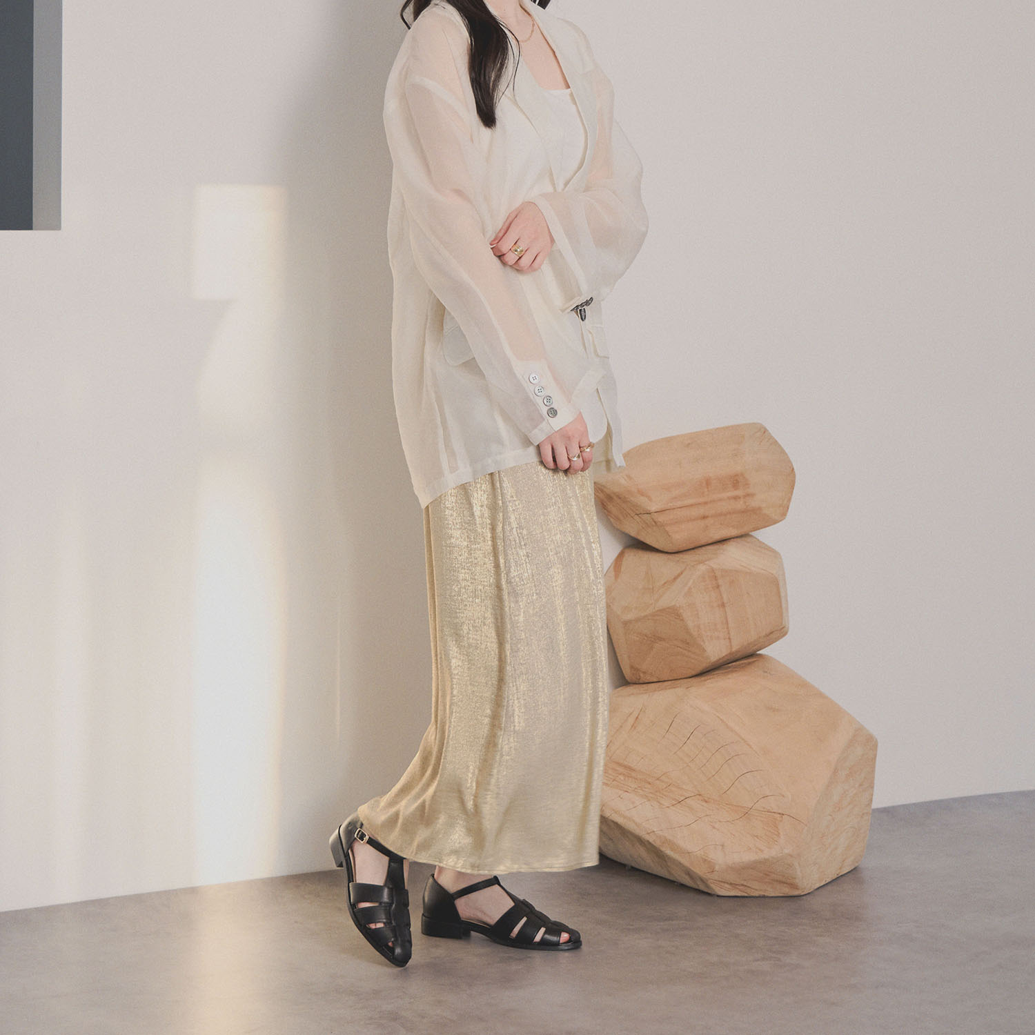 ニカル ゴートレザー グルカシューズ