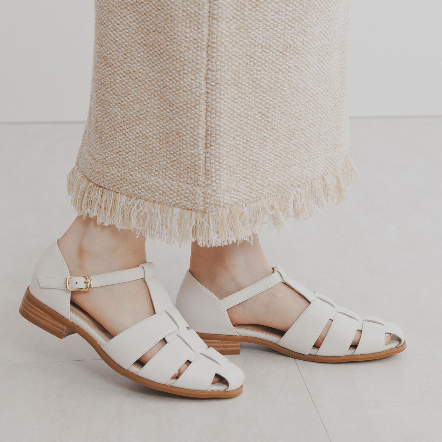 ニカル ゴートレザー グルカシューズ