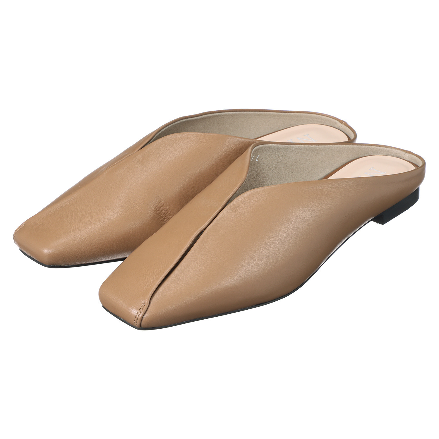 ニカル シープ スリット スクエアトゥミュール