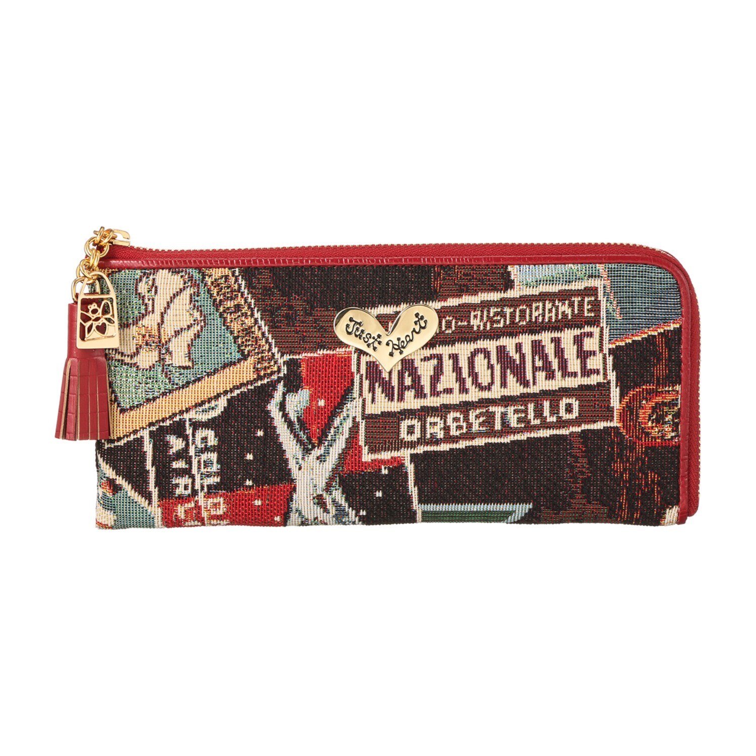 シンクビー！ ジャスト　ハート Ｌ字型ファスナー長財布 “ノエル”