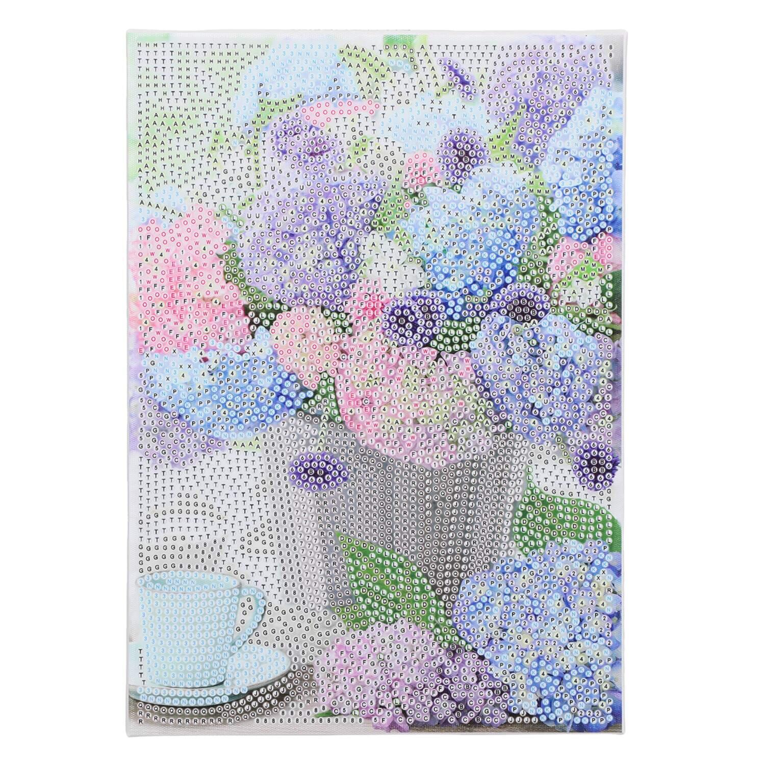 楽しみながら 頭の体操＆達成感を！ ダイヤモンドフィックス 煌めくキャンバスアート コレクション頒布会 “百花繚乱” ＜全４回＞