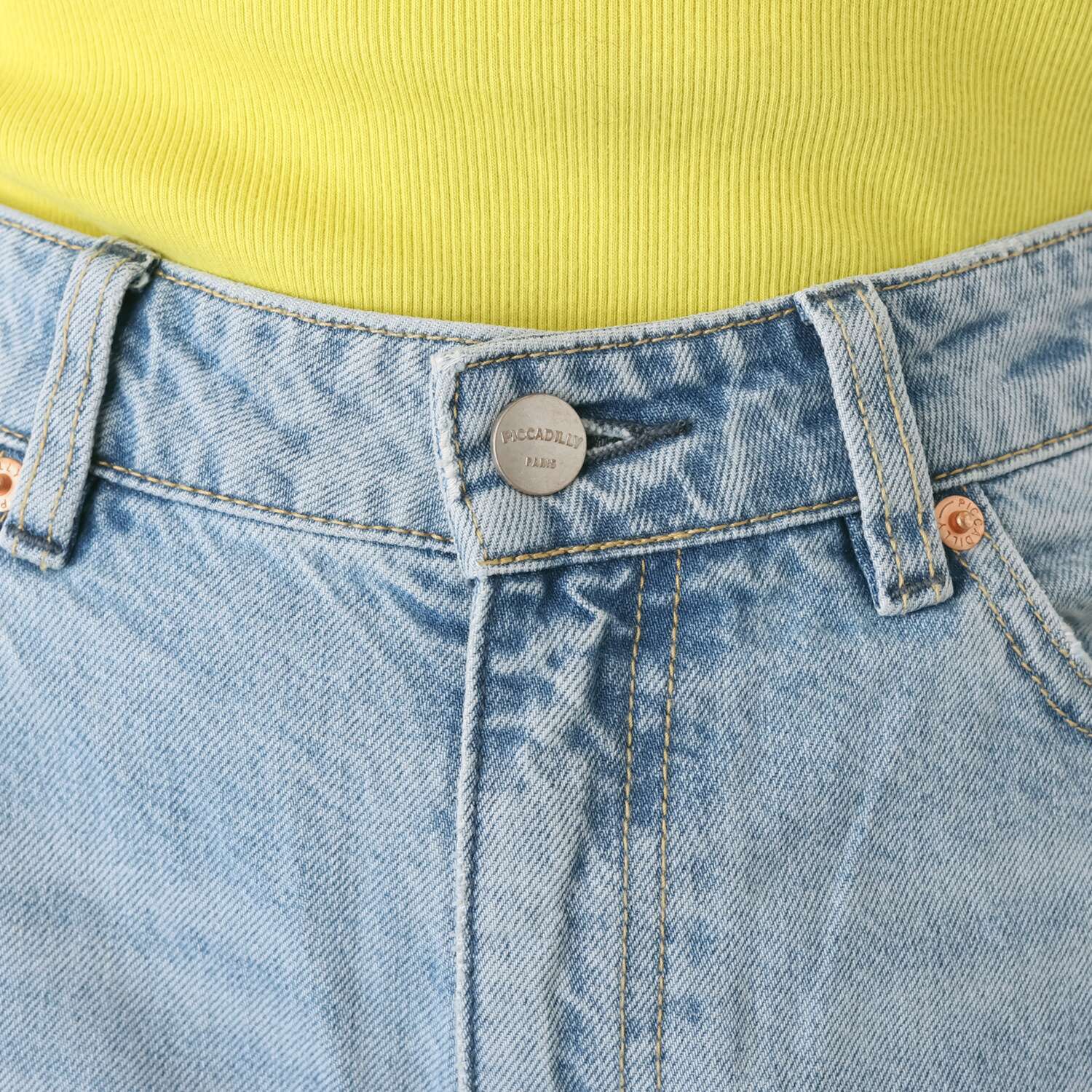 ピカデリー ワイドデニムパンツ