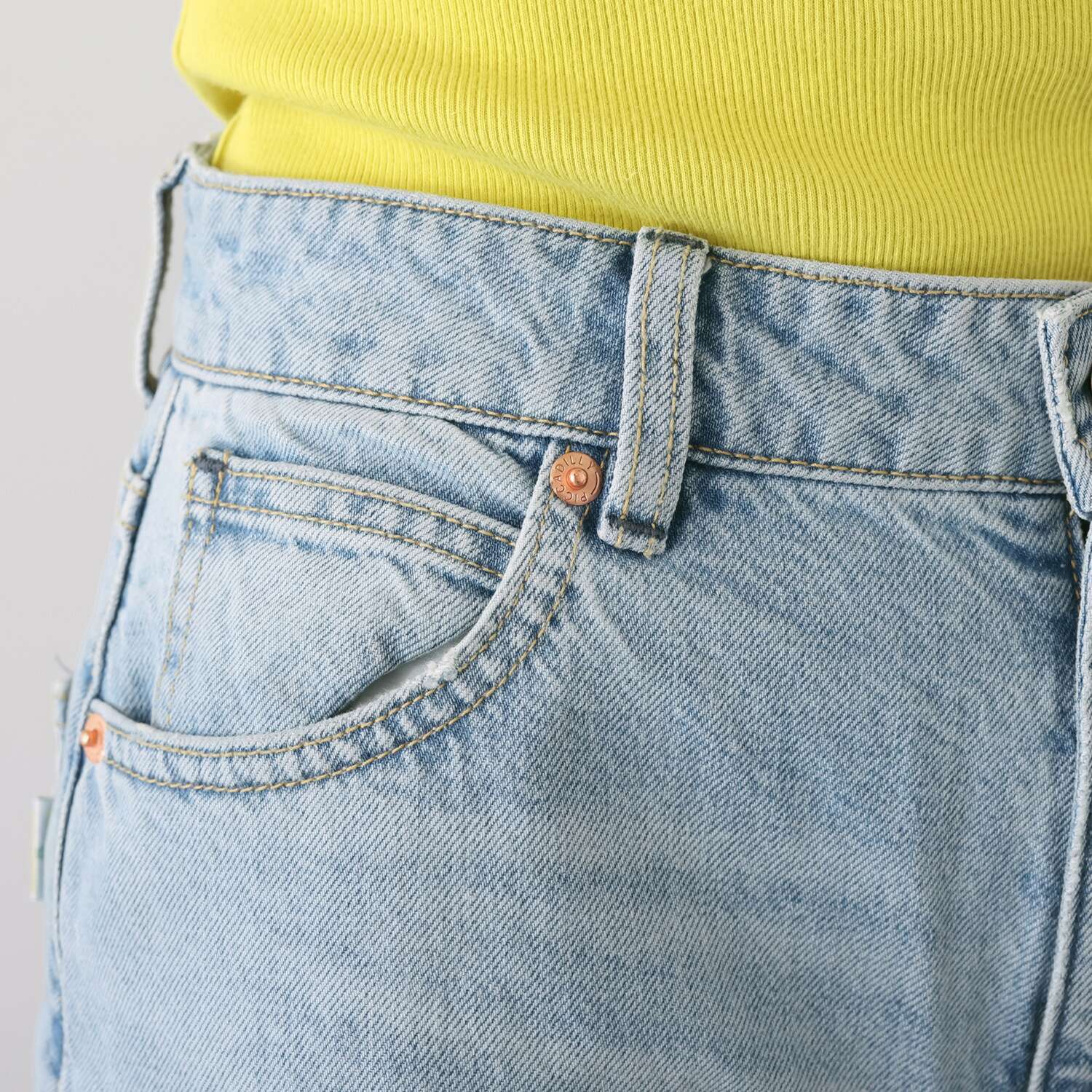 ピカデリー ワイドデニムパンツ