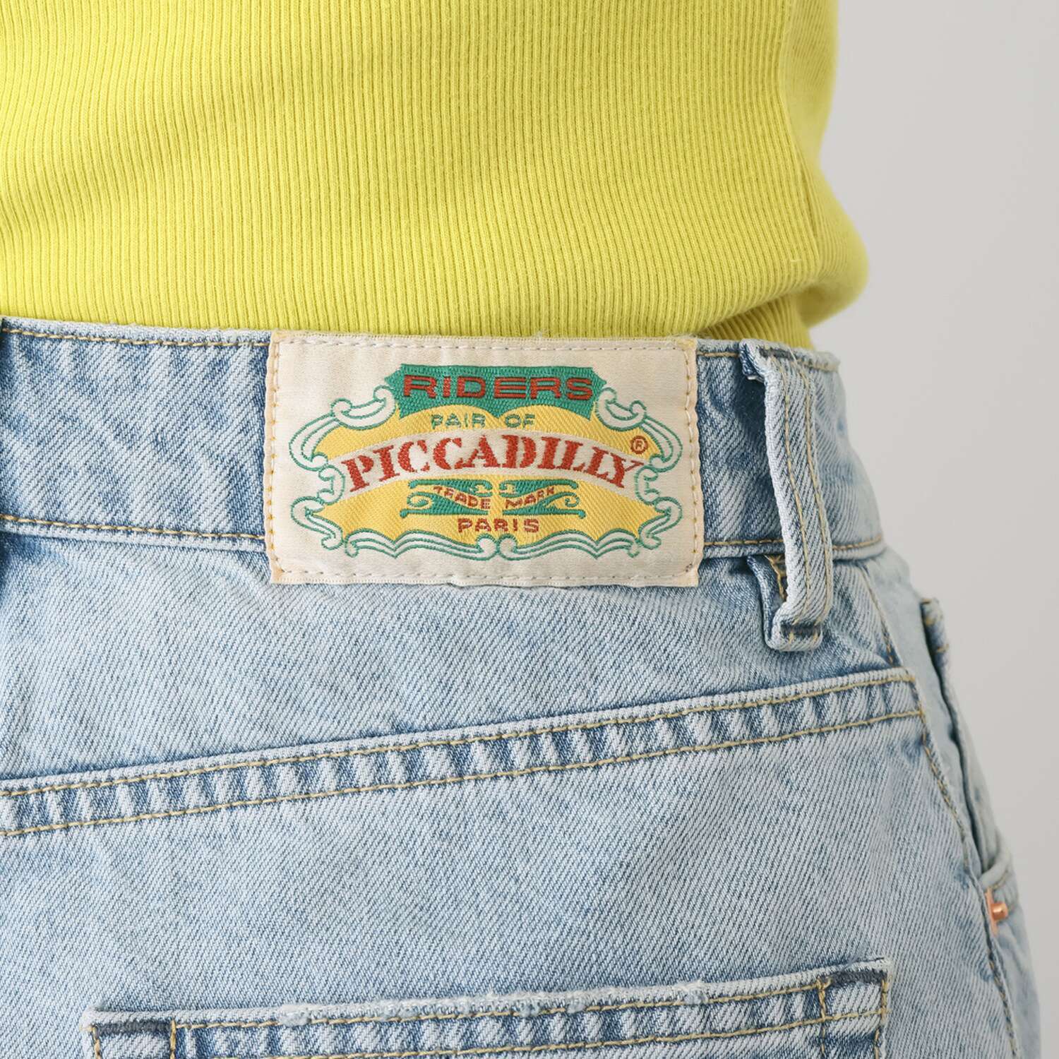 ピカデリー ワイドデニムパンツ