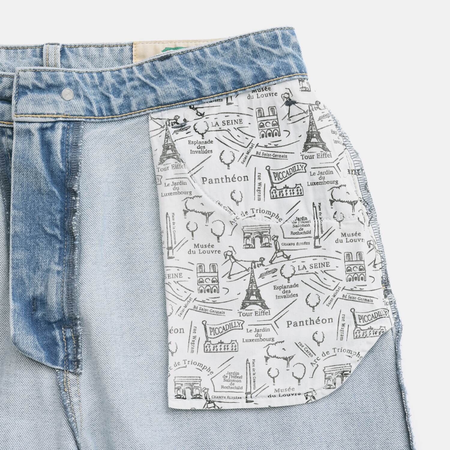 ピカデリー ワイドデニムパンツ