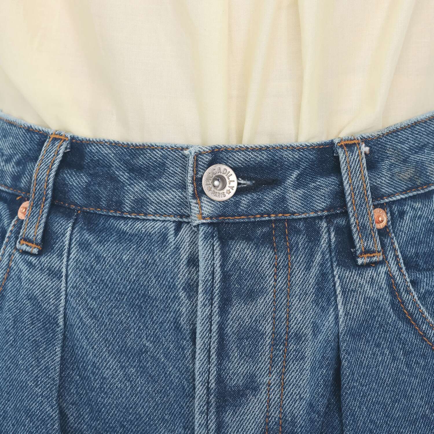ピカデリー バルーンクロップト デニムパンツ