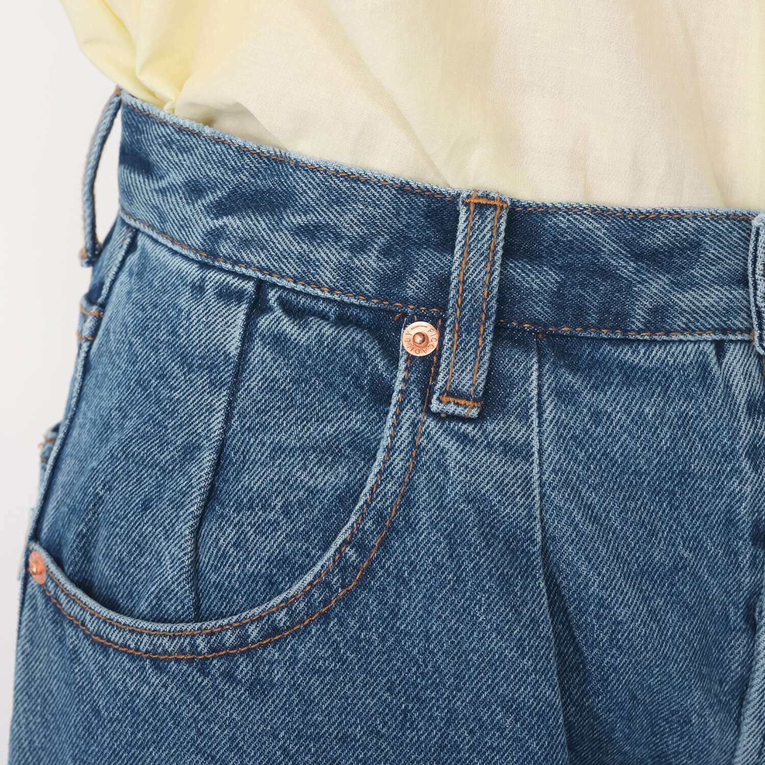 ピカデリー バルーンクロップト デニムパンツ