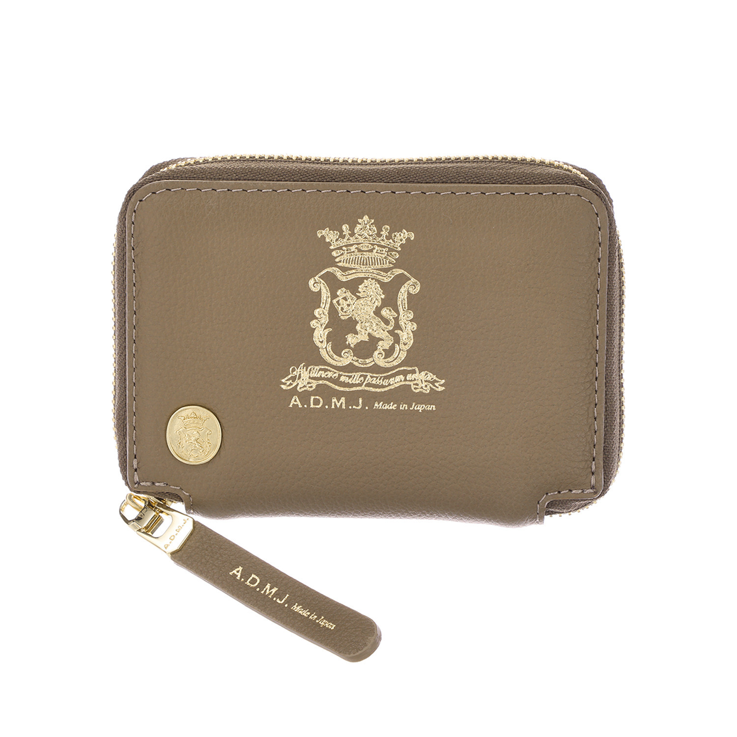 エーディーエムジェイ 牛革 多機能 トラベルジュエリーケース