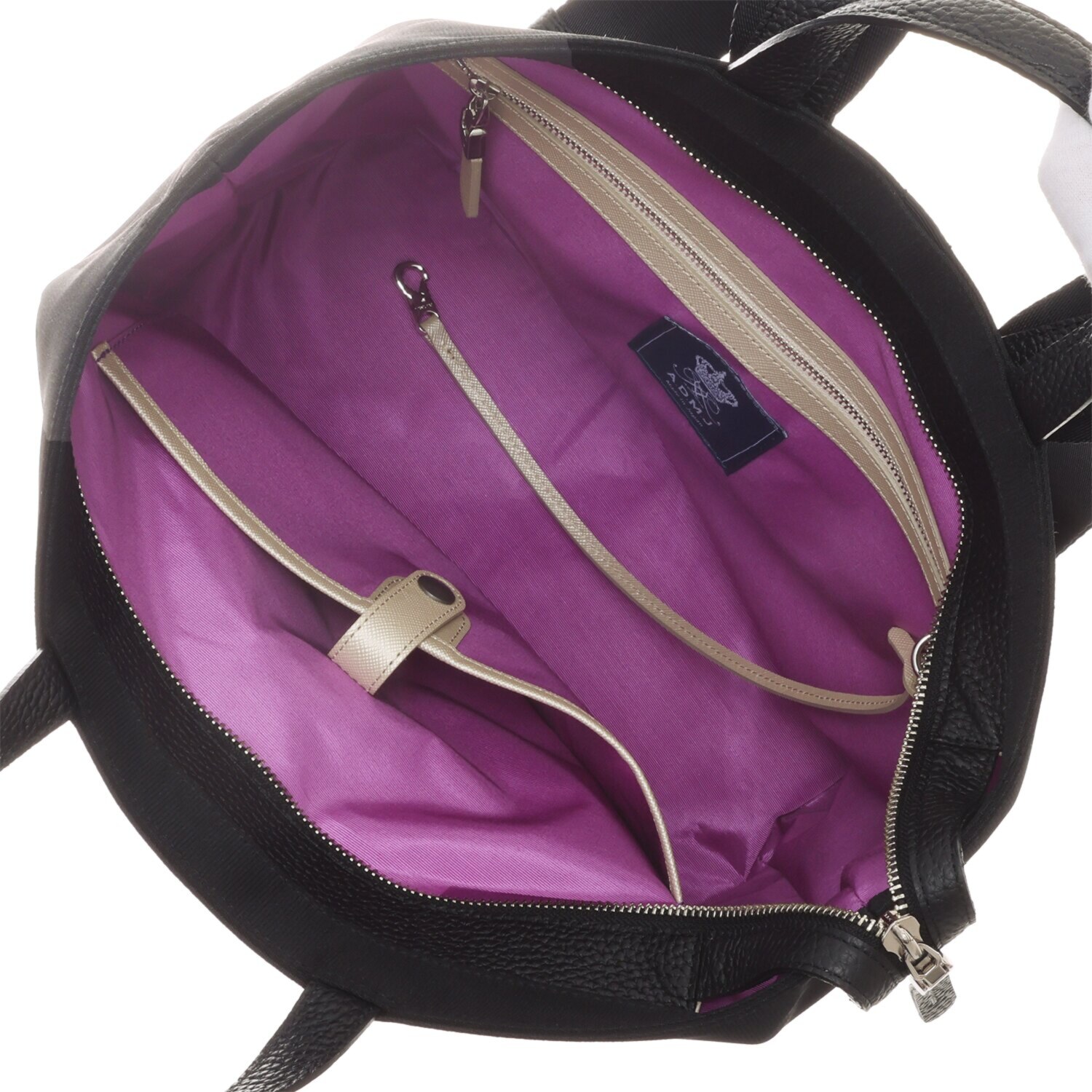 エーディーエムジェイ はっ水 ナイロンリュクス アールデコモティーフ バックパック