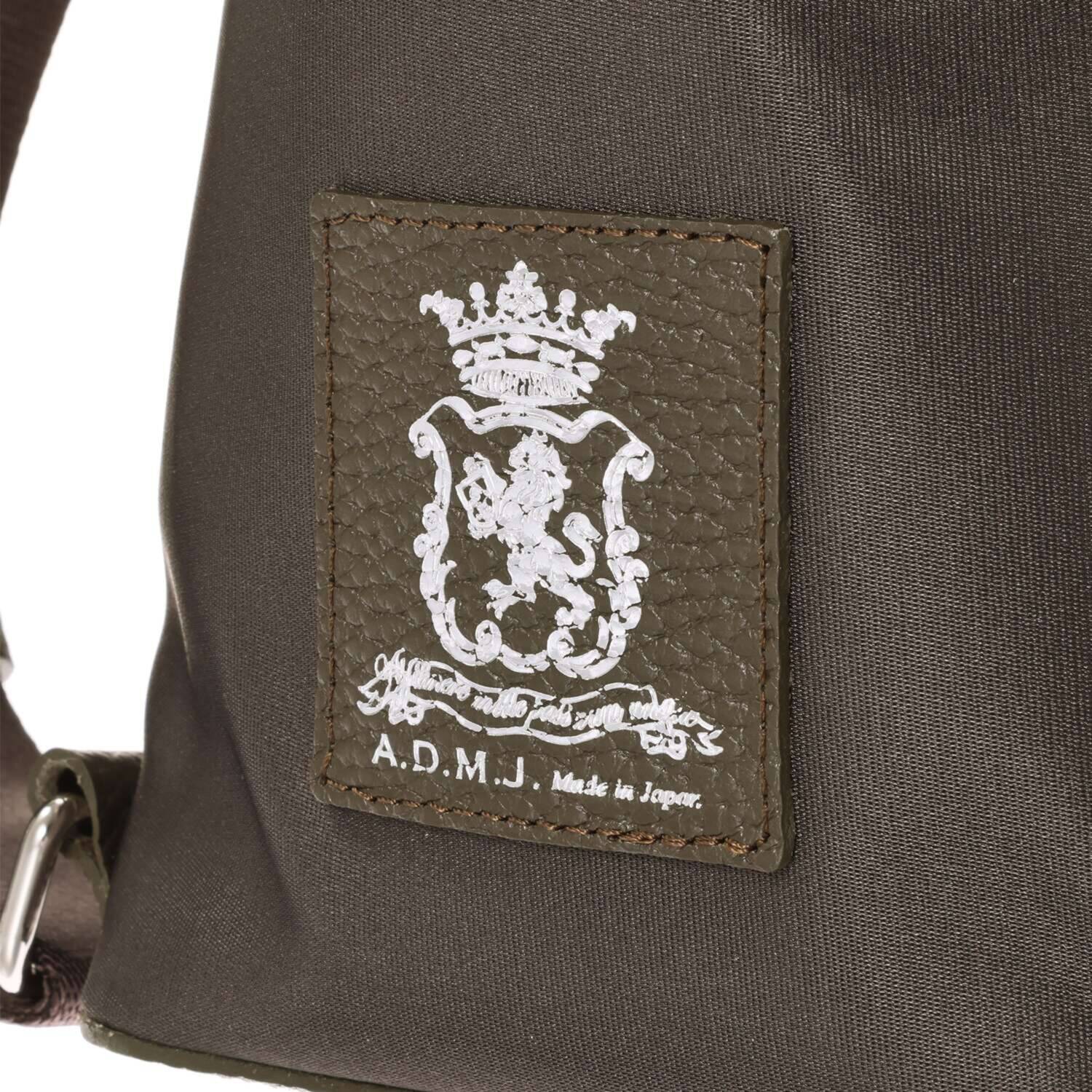 エーディーエムジェイ はっ水 ナイロンリュクス アールデコモティーフ バックパック