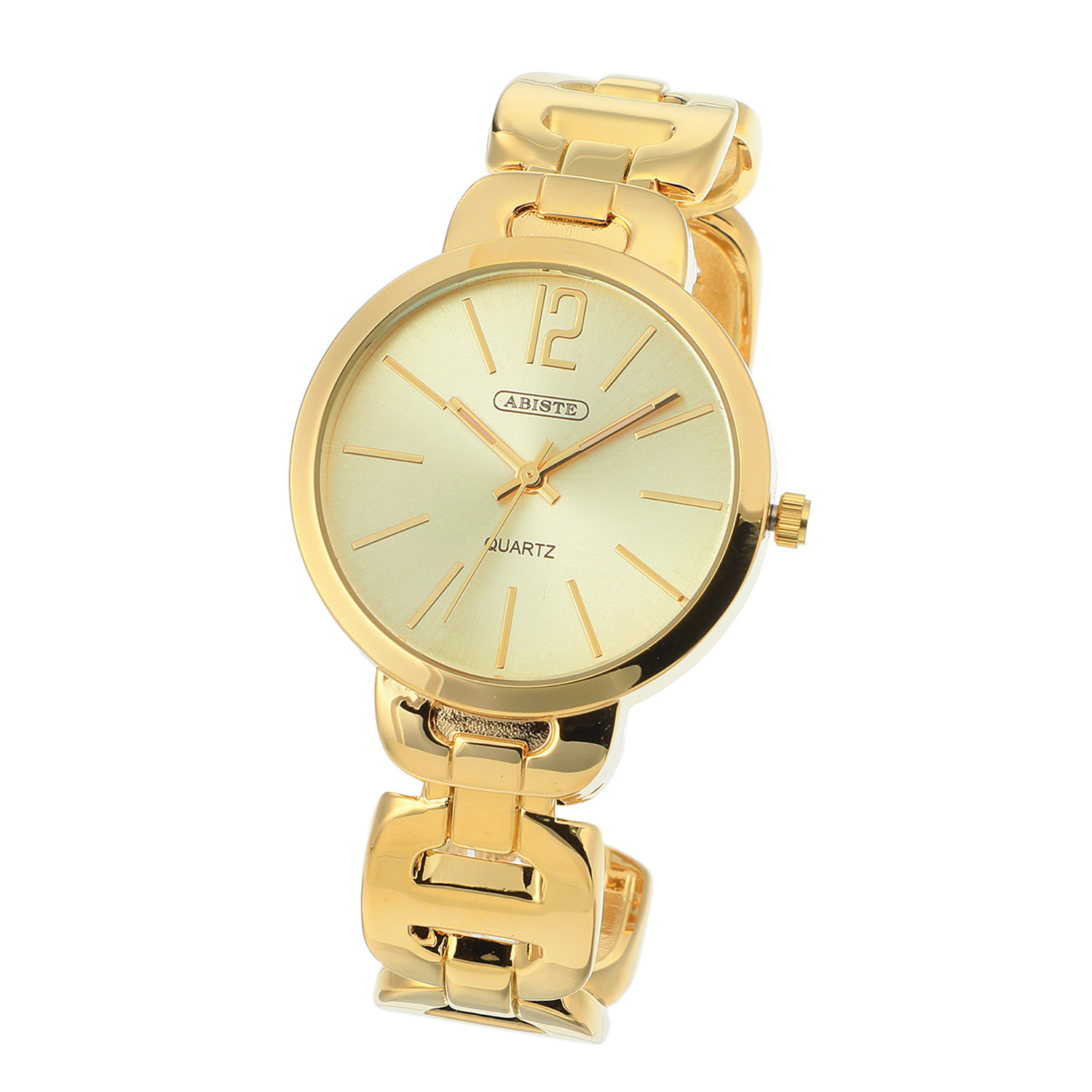 アビステ ウォッチ＆アクセサリーズ ラウンドフェイス バングルウォッチ＆ ブレスレットセット