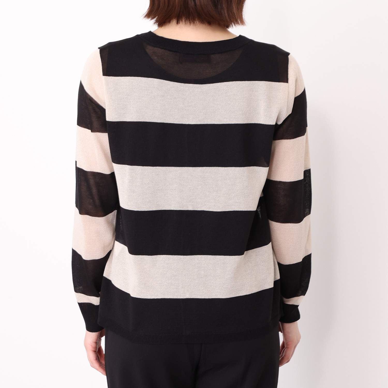 フーア リネンライク ニットカーディガン