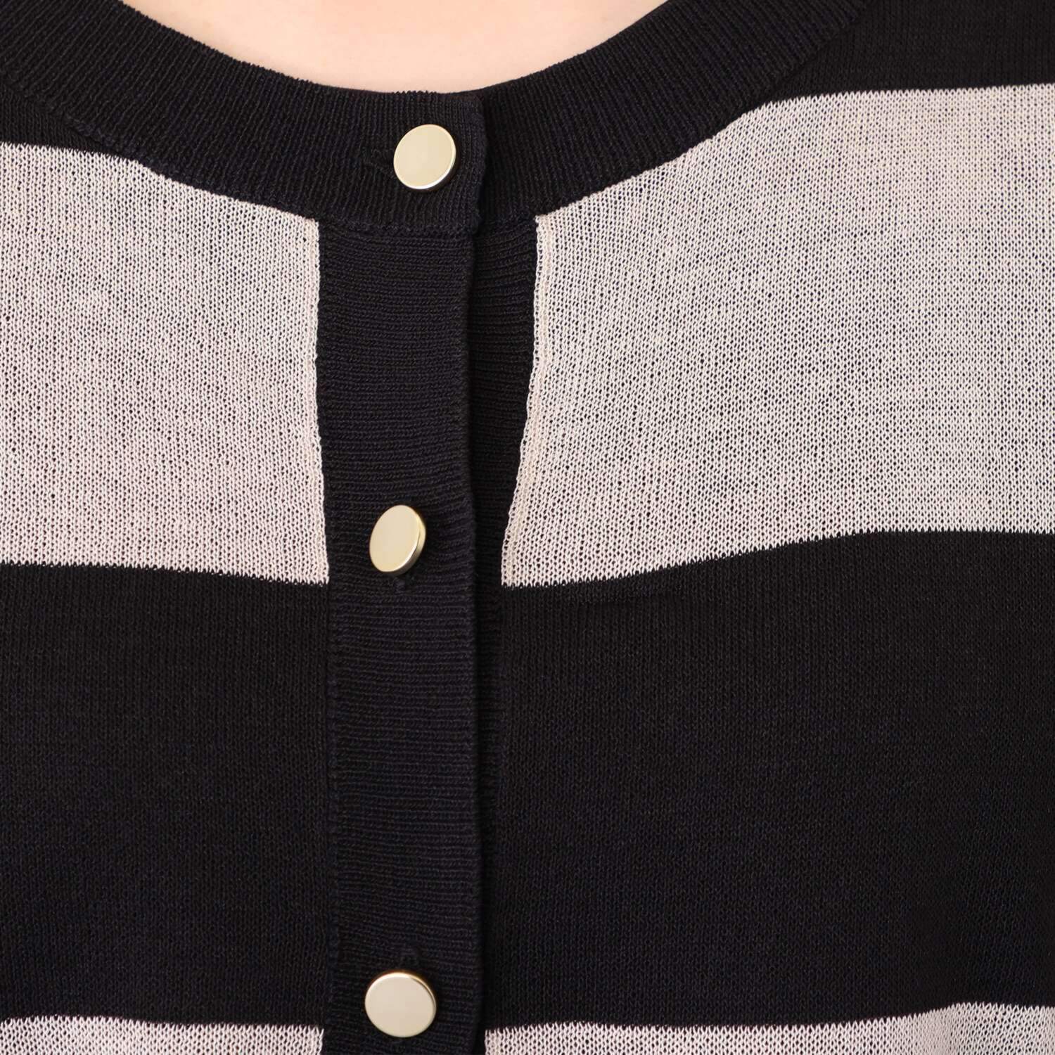 フーア リネンライク ニットカーディガン