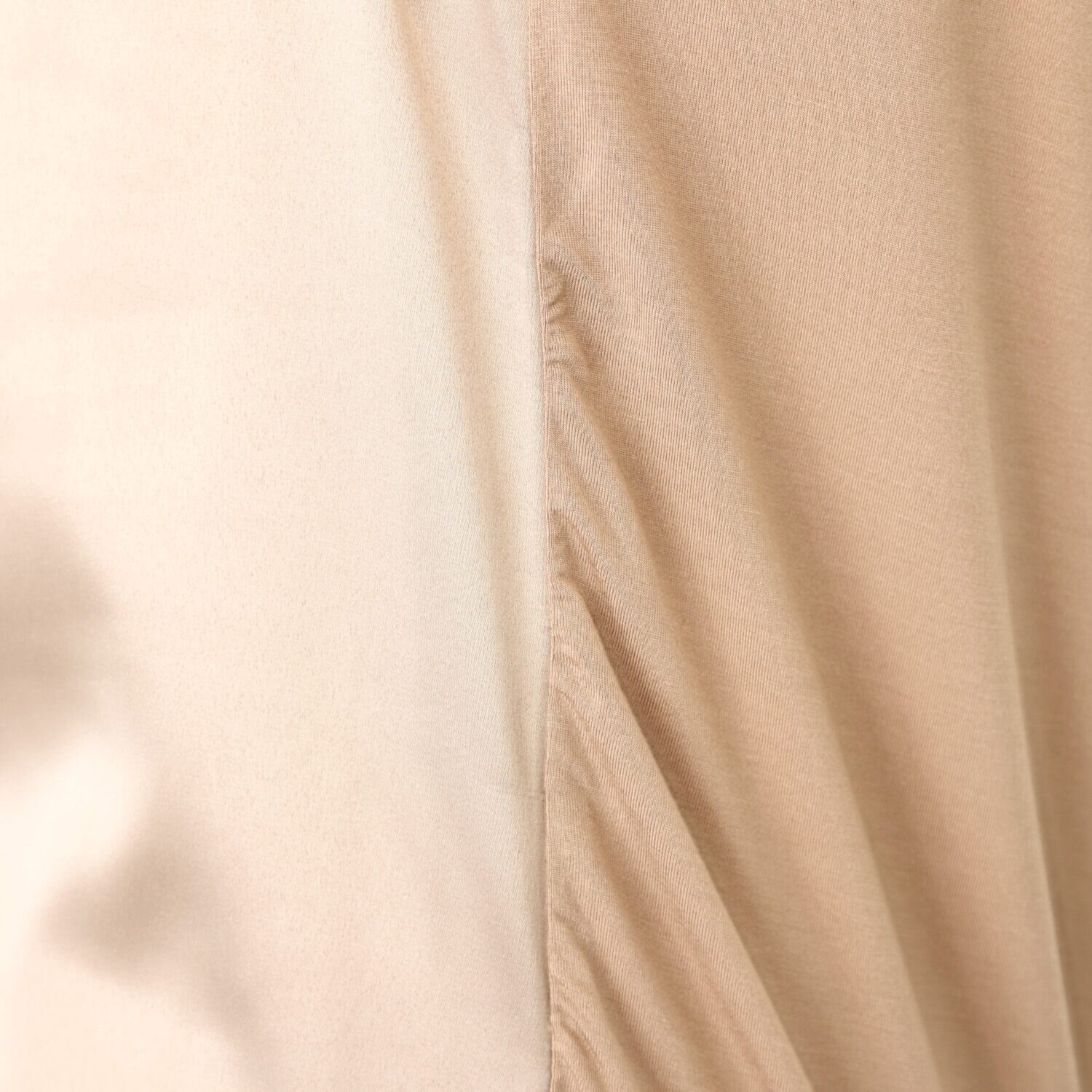 フーア サテン＆カットソー ２ウェイタンクトップ