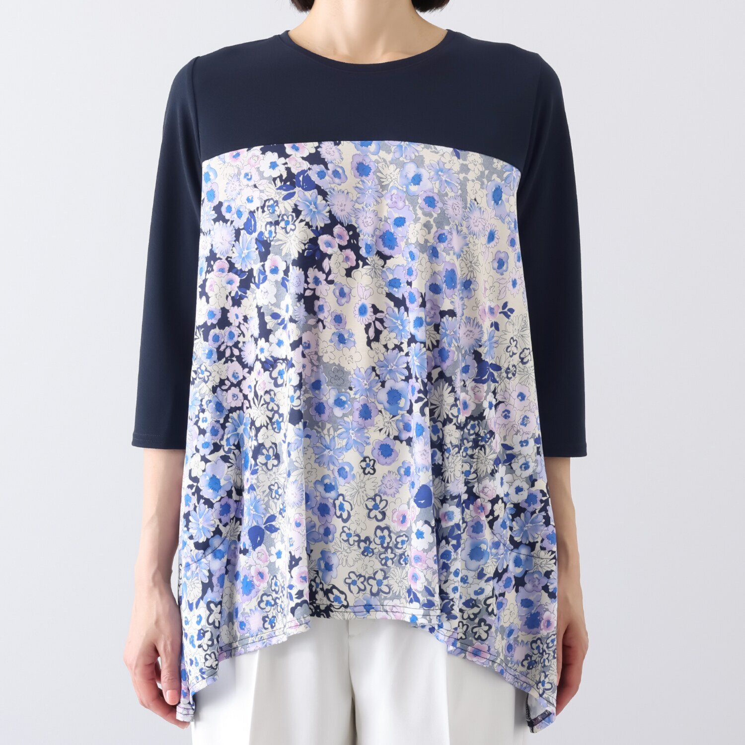 ダジュール 配色デザイン プリントチュニック