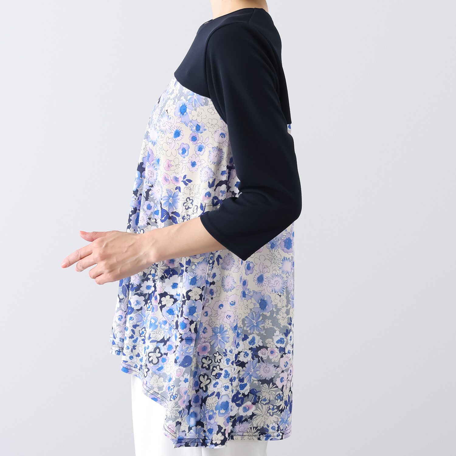 ダジュール 配色デザイン プリントチュニック