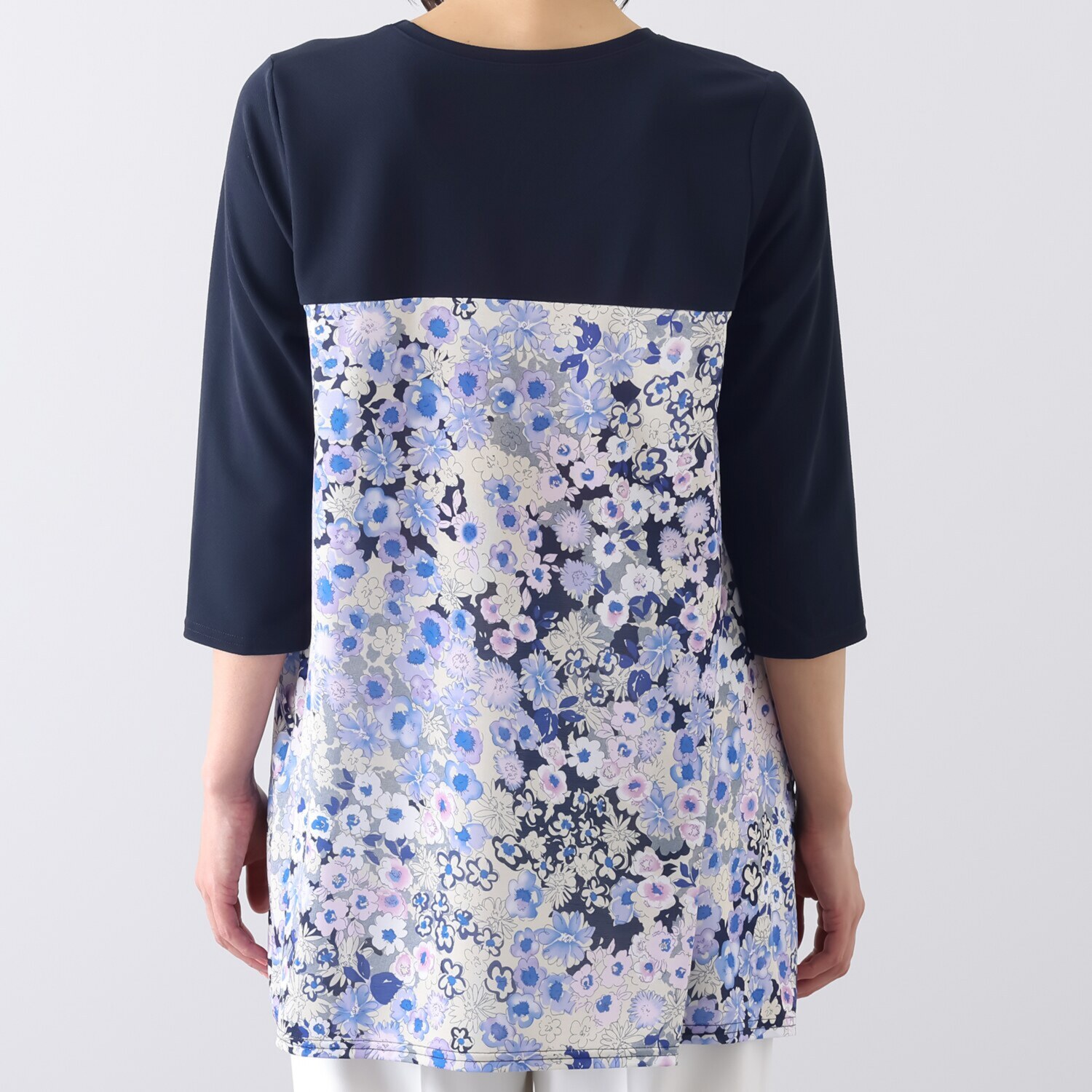 ダジュール 配色デザイン プリントチュニック