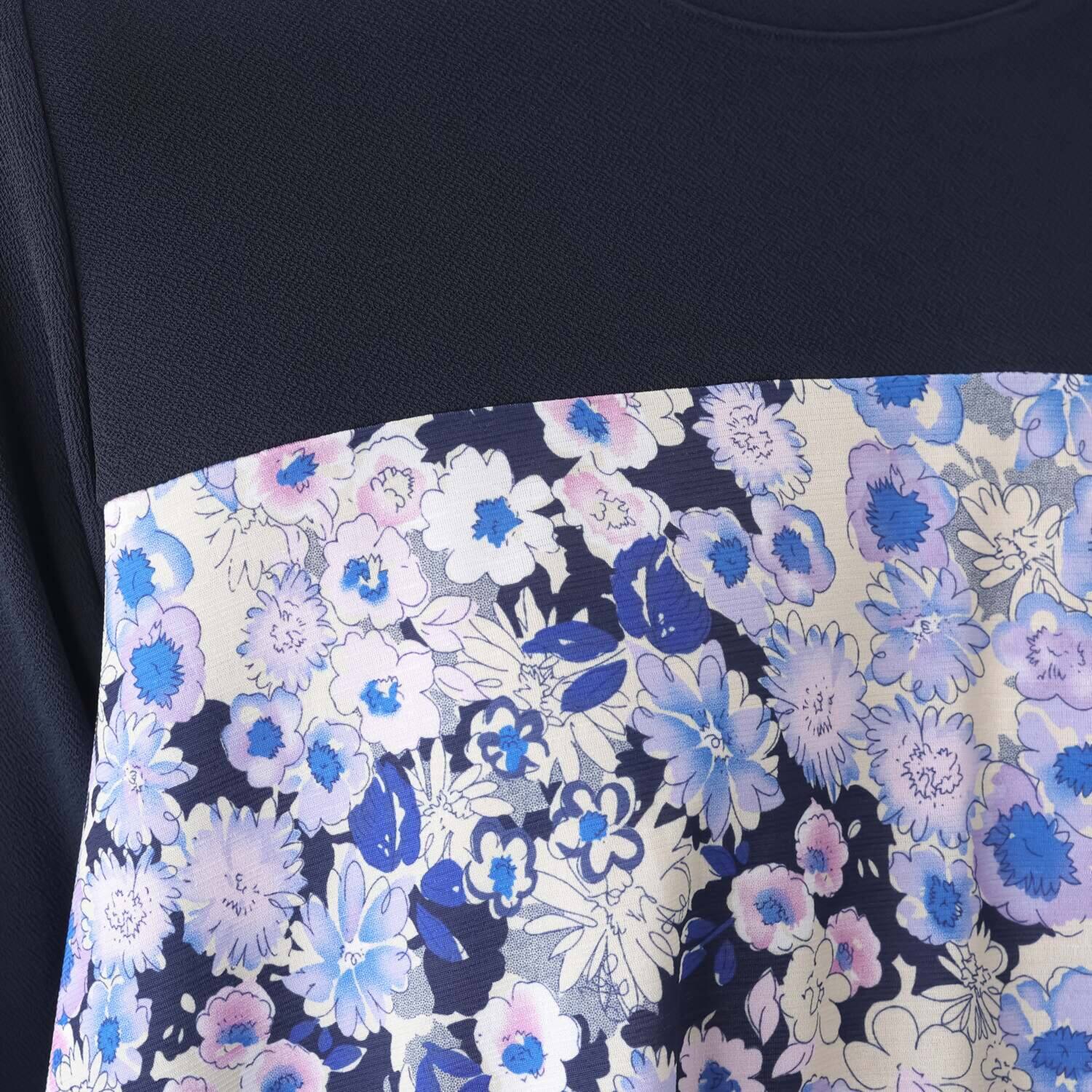 ダジュール 配色デザイン プリントチュニック