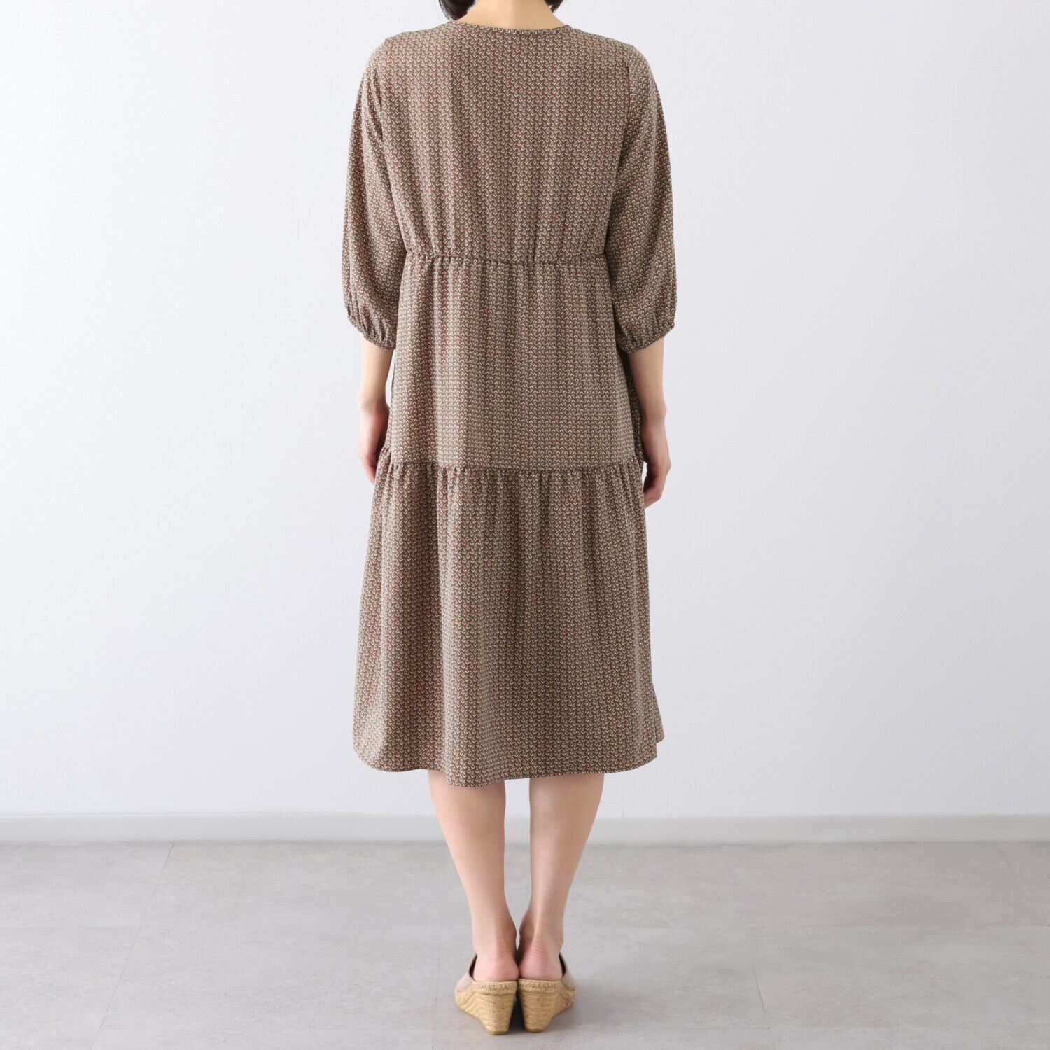 ダジュール ティアードデザイン ワンピース