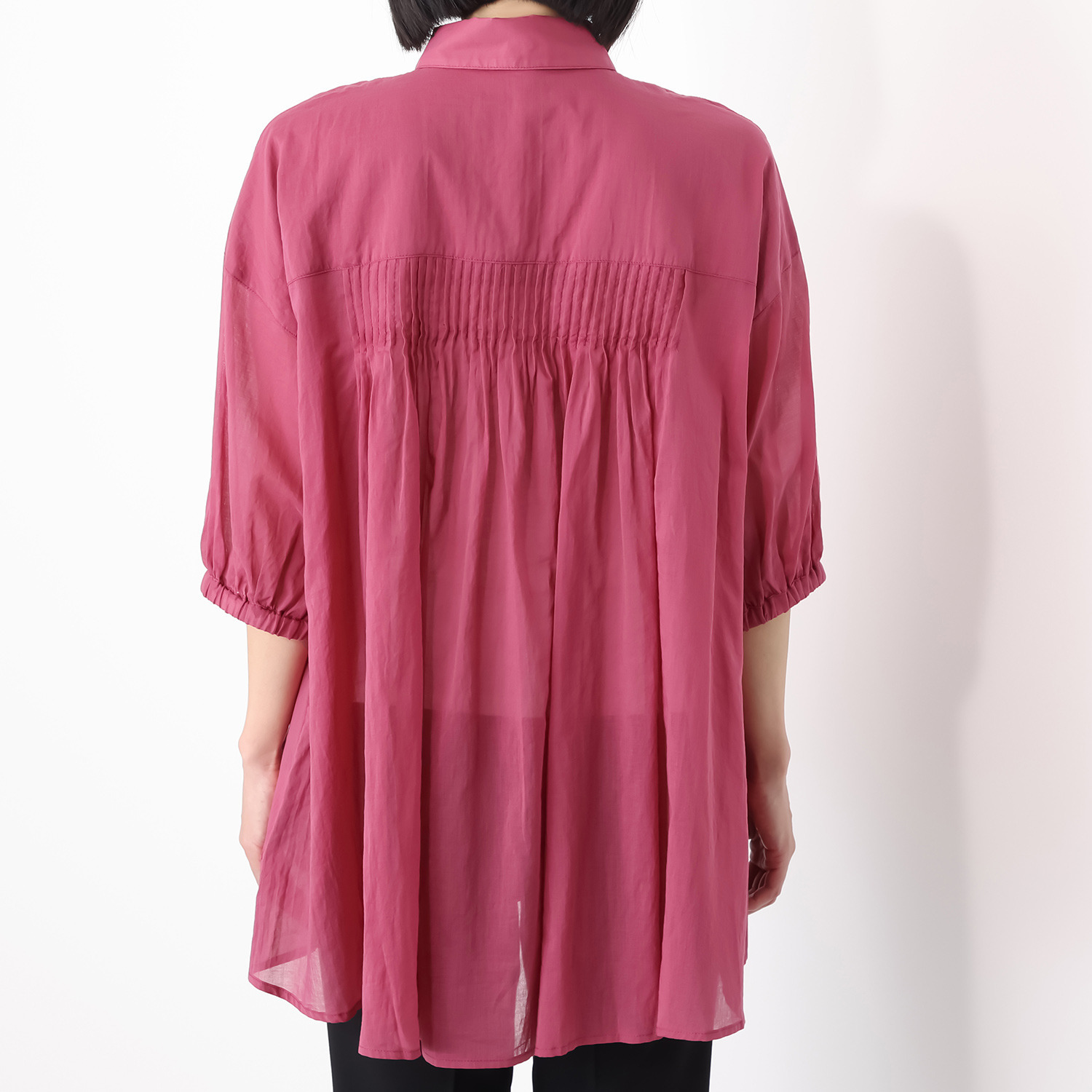 ダジュール ピンタックデザイン ブラウス