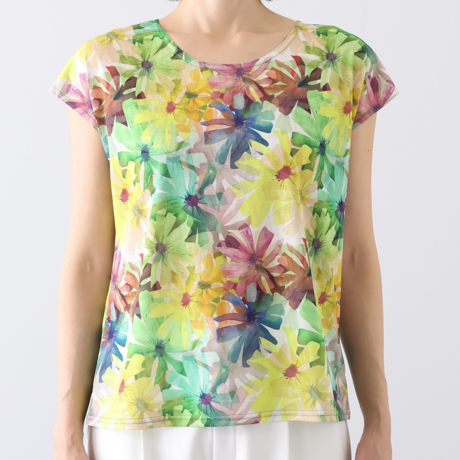 ダジュール ジャガード柄プリント プルオーバー