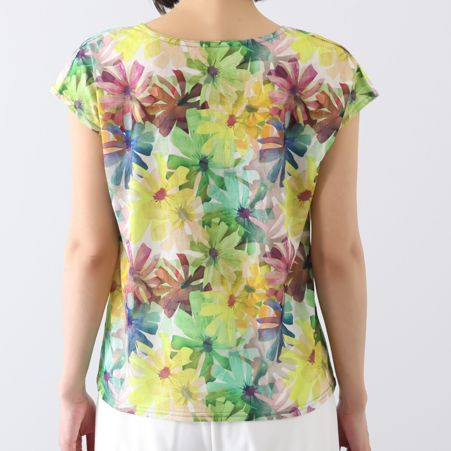 ダジュール ジャガード柄プリント プルオーバー