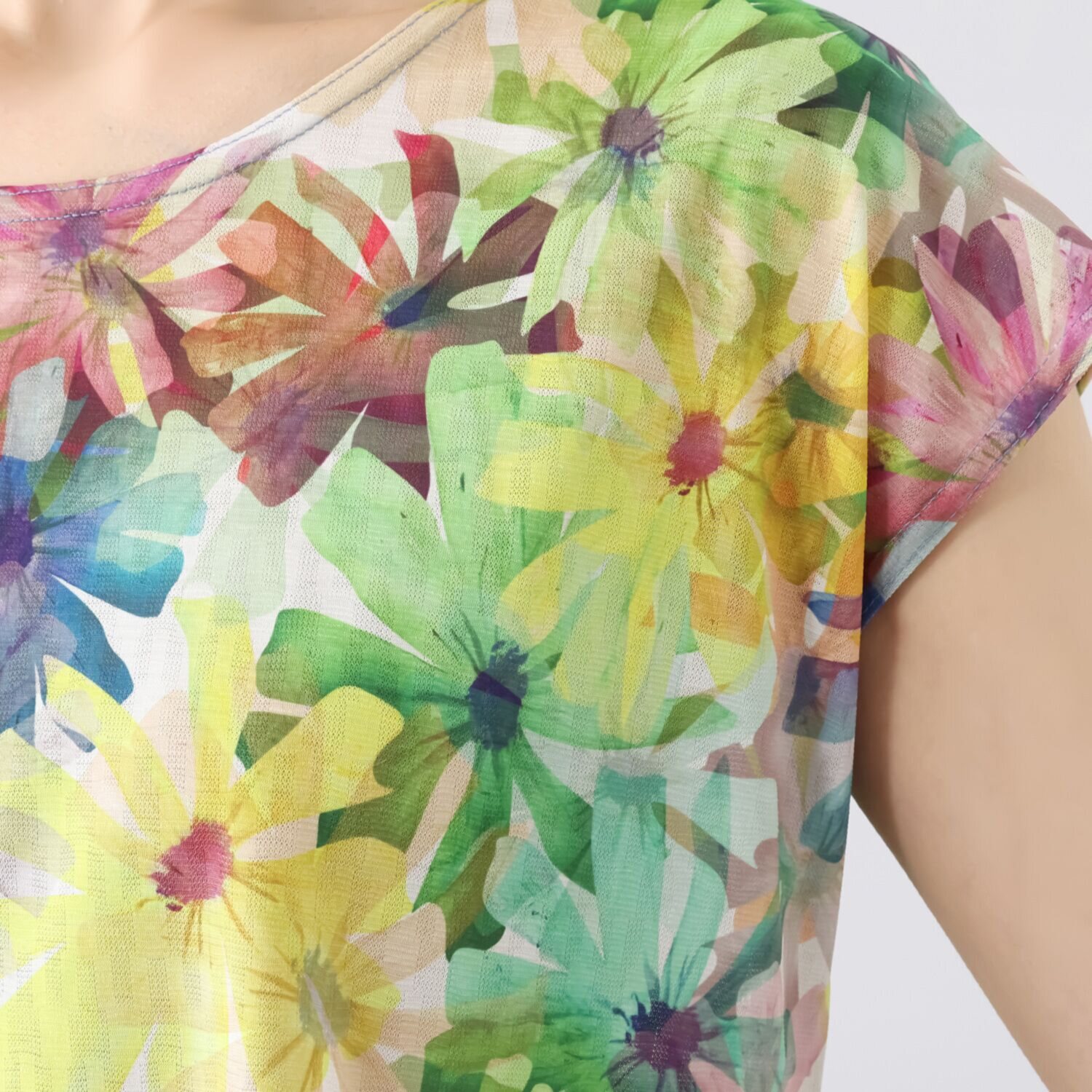 ダジュール ジャガード柄プリント プルオーバー