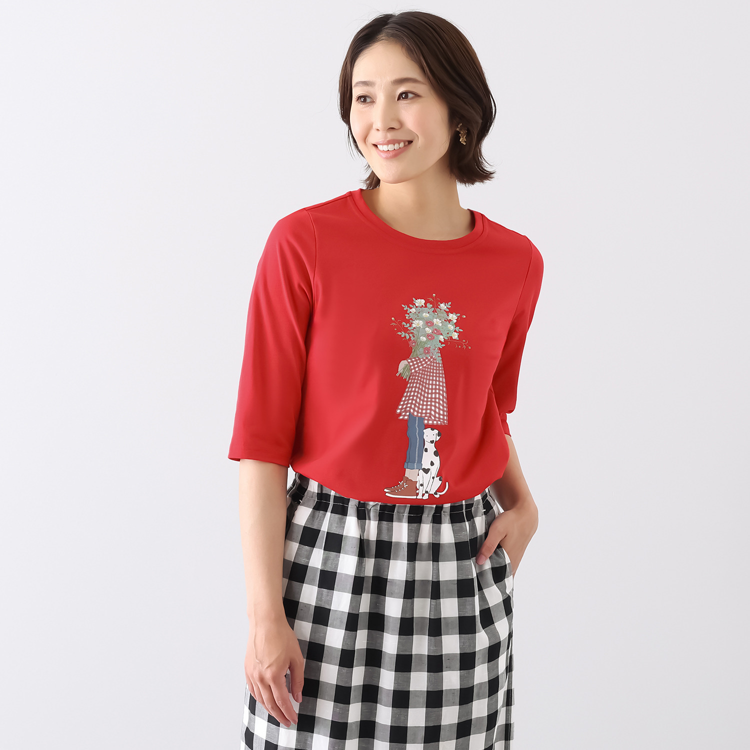 ハヤマ　ブリーズ プリントＴシャツ