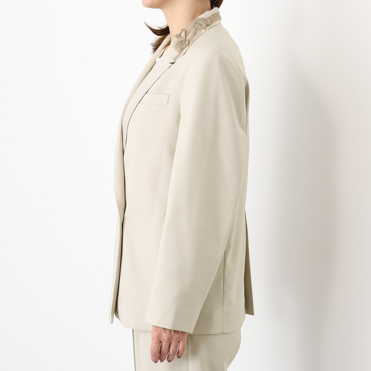 カオル　ヨネヤマ　＆　Ｋ リボン刺しゅうアクセント ジャケット