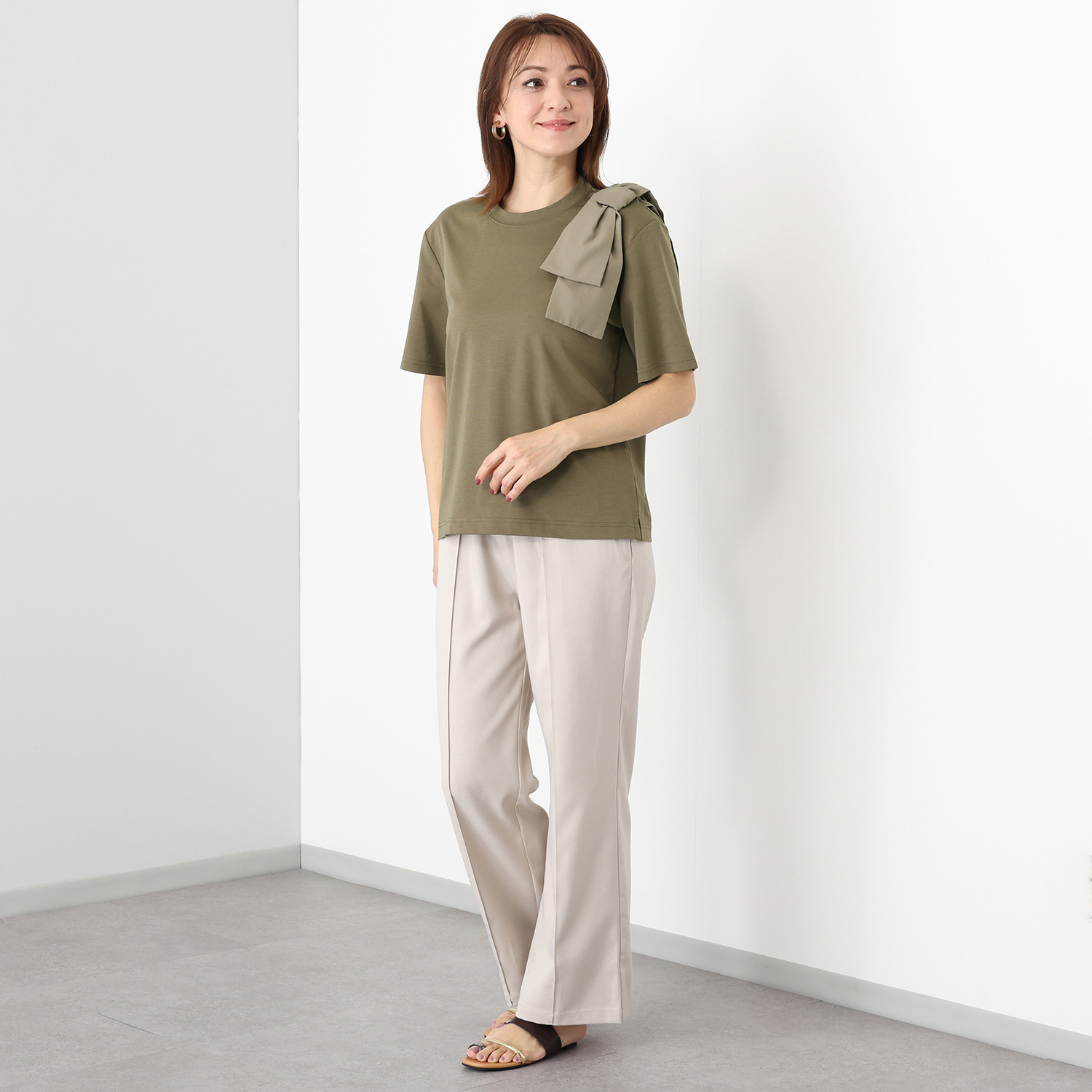 カオル　ヨネヤマ　＆　Ｋ ショルダーリボン プルオーバー