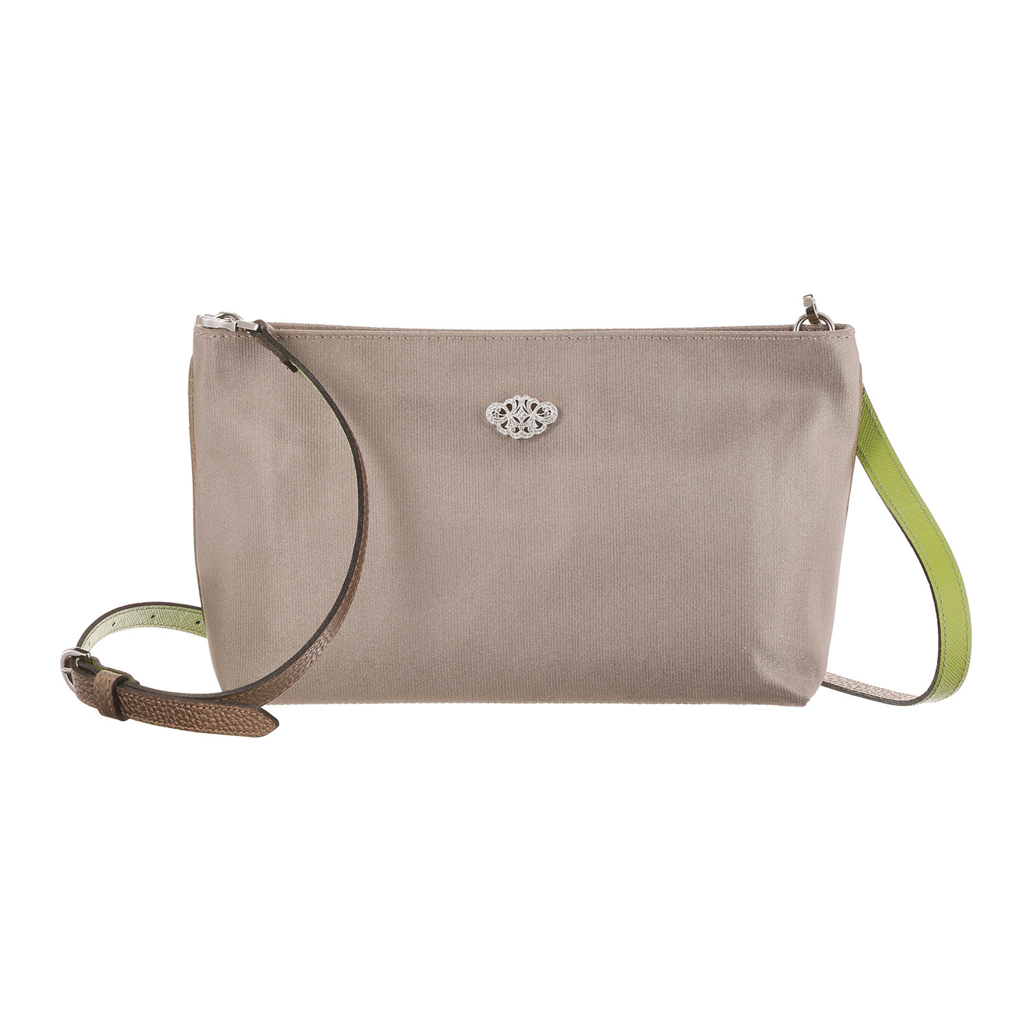 エーディーエムジェイ はっ水 ナイロンリュクス アールデコモティーフ ショルダーバッグ