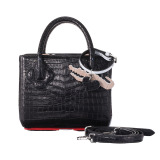 チビナイル クロコダイル ショルダーストラップ付 ハンドバッグ