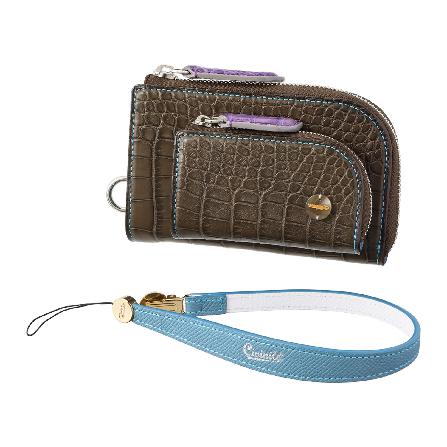 チビナイル アリゲーター 二段式ウォレット