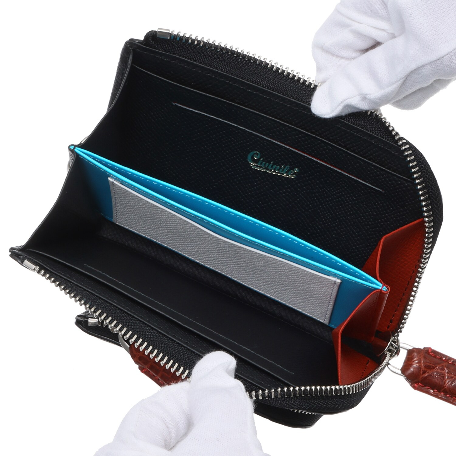 チビナイル アリゲーター 二段式ウォレット