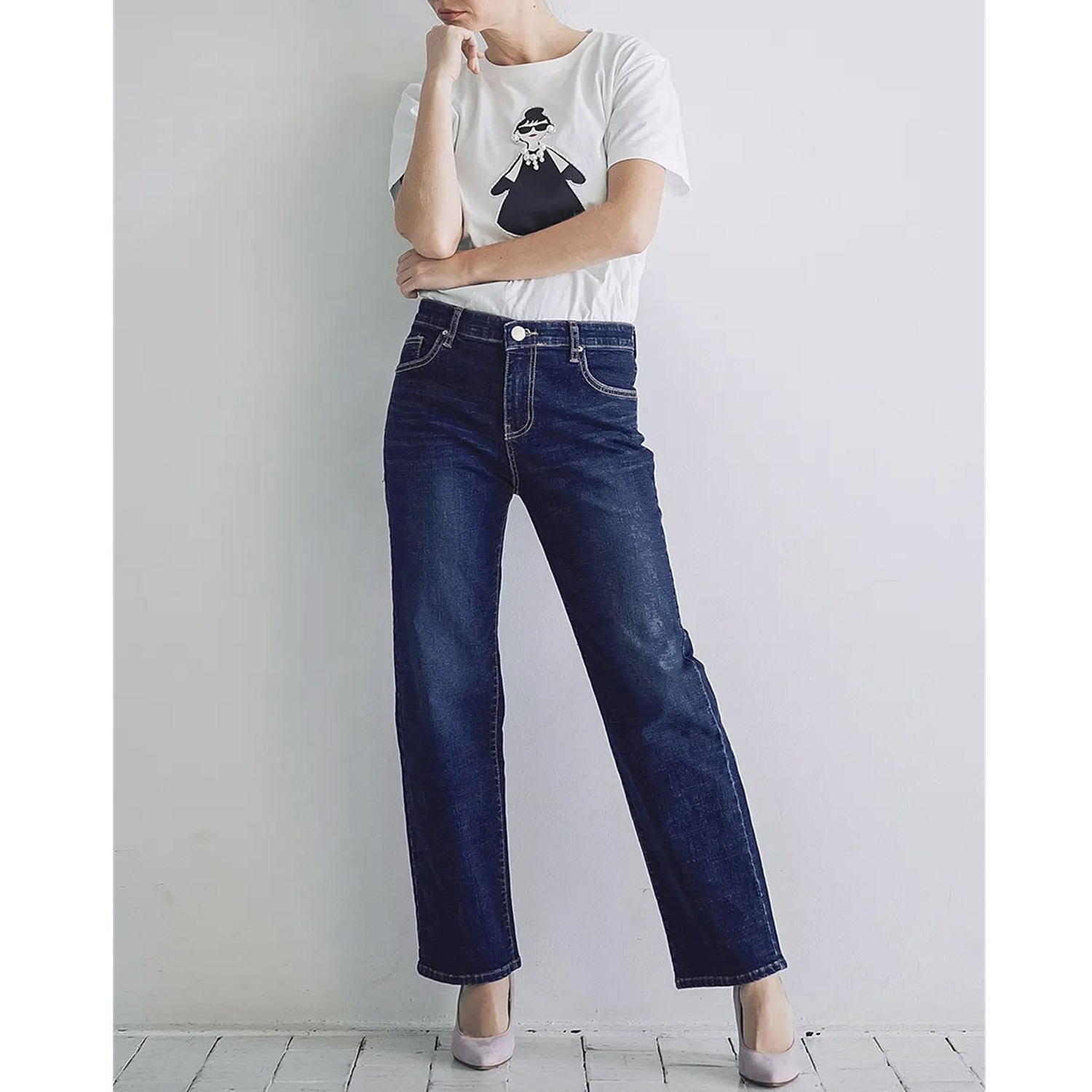 インディマーク ストレート ボーイズデニムパンツ