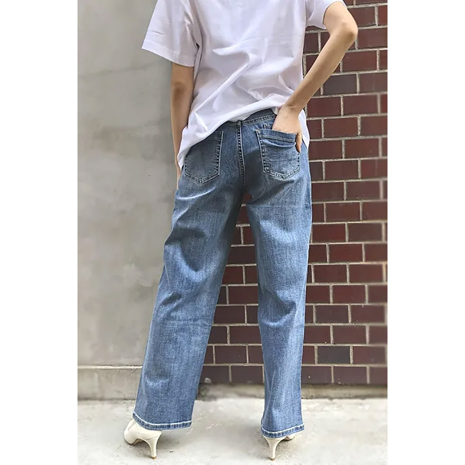 インディマーク ストレート ボーイズデニムパンツ