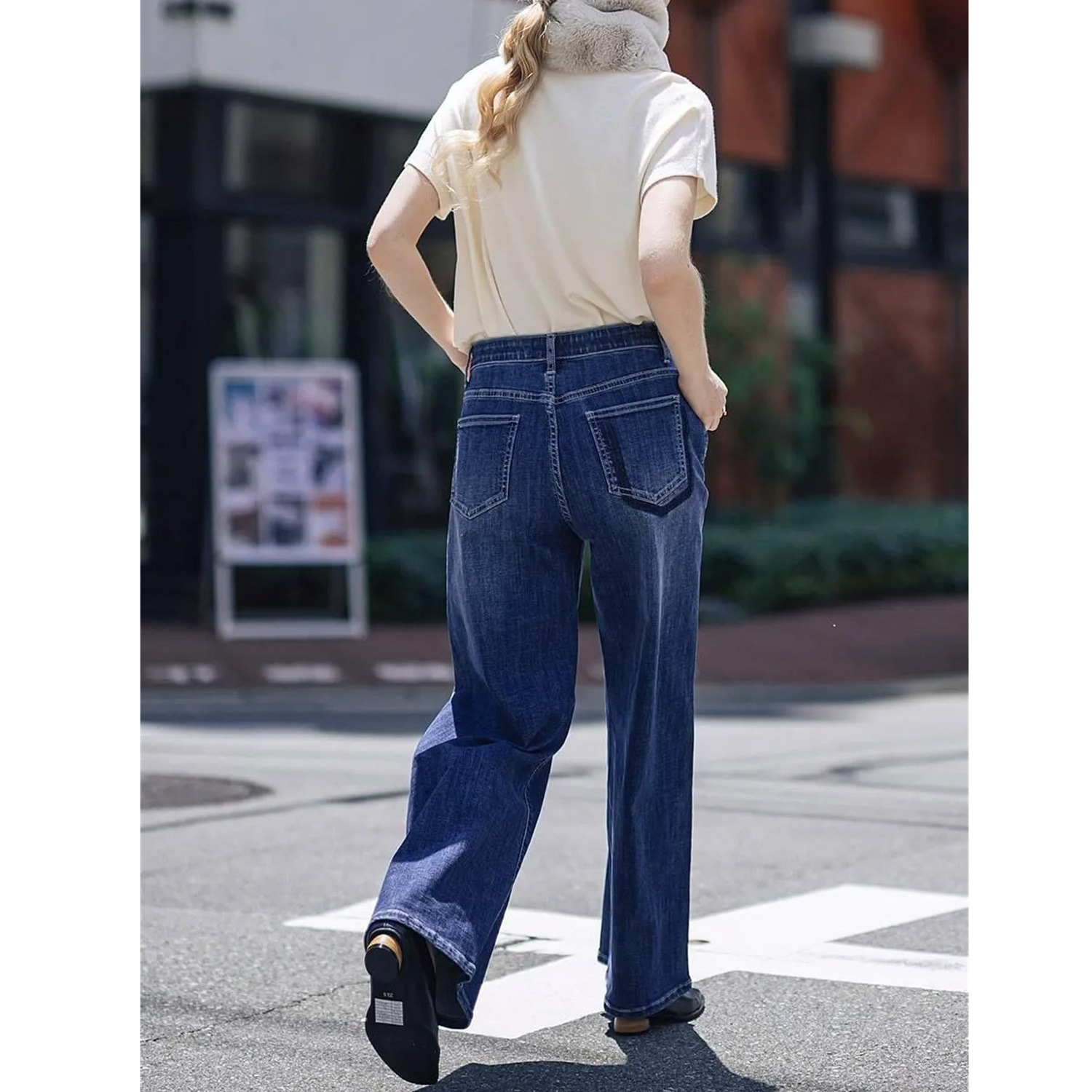 インディマーク ニューワイド デニムパンツ
